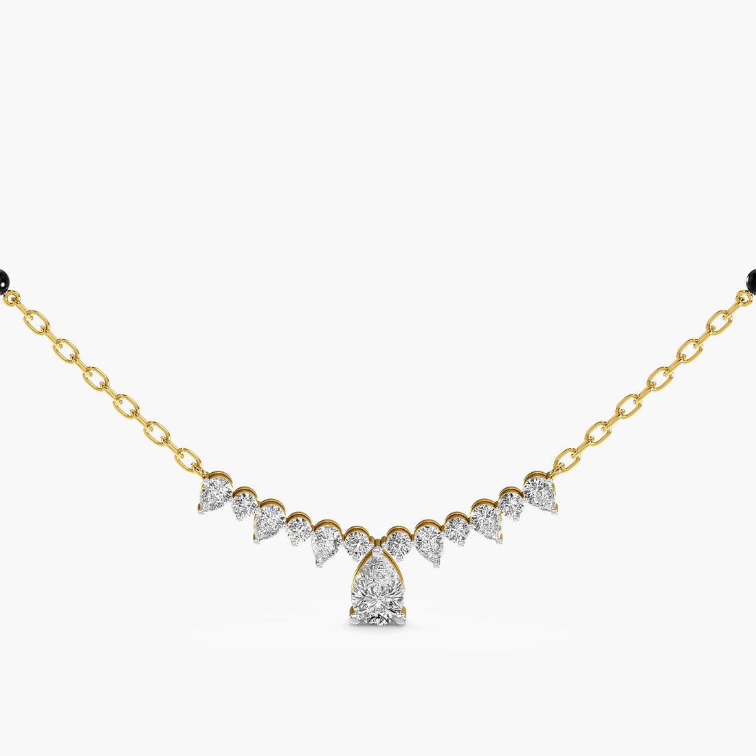 Pear Cascade Mangalsutra