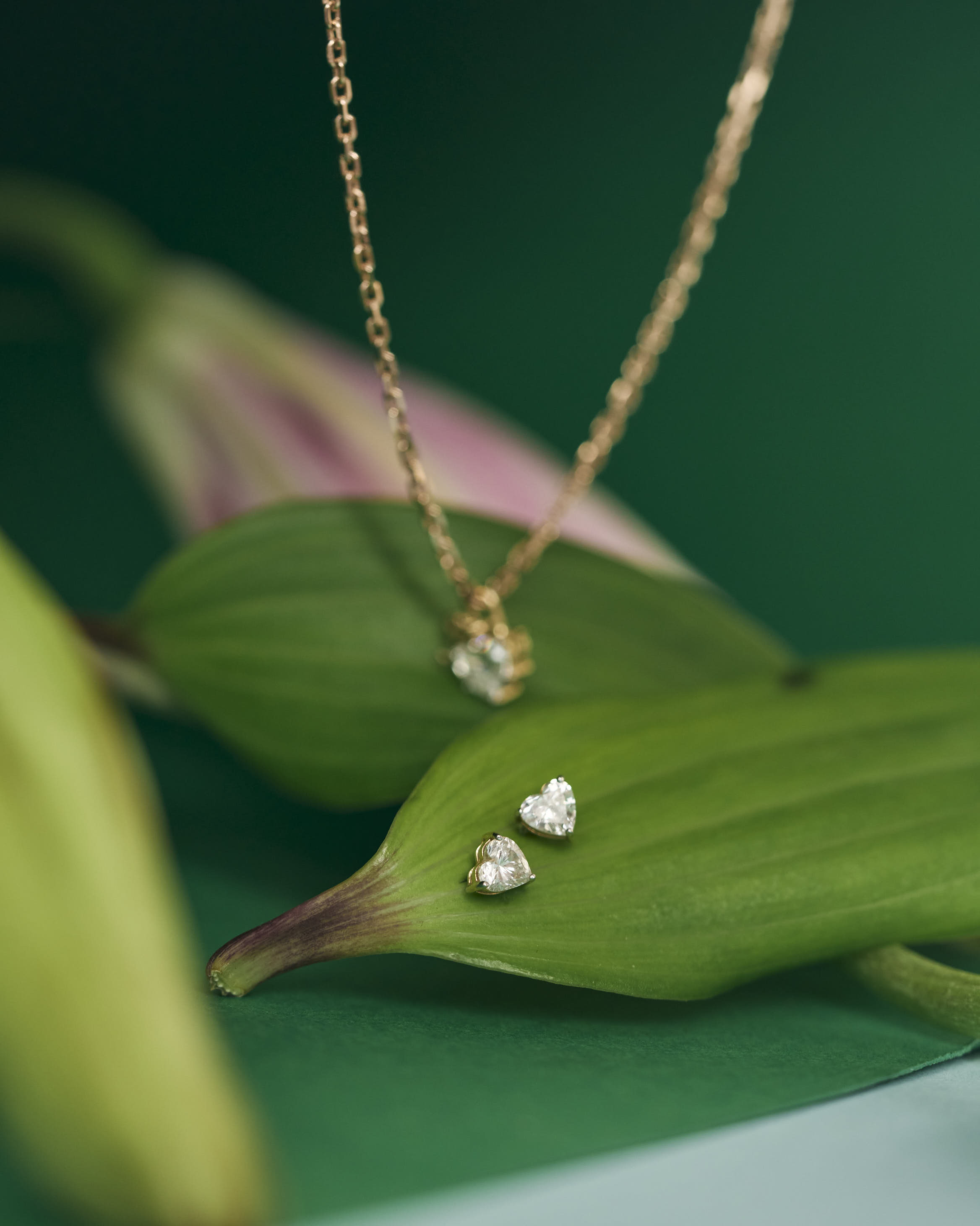 Eternal Heart Diamond Studs