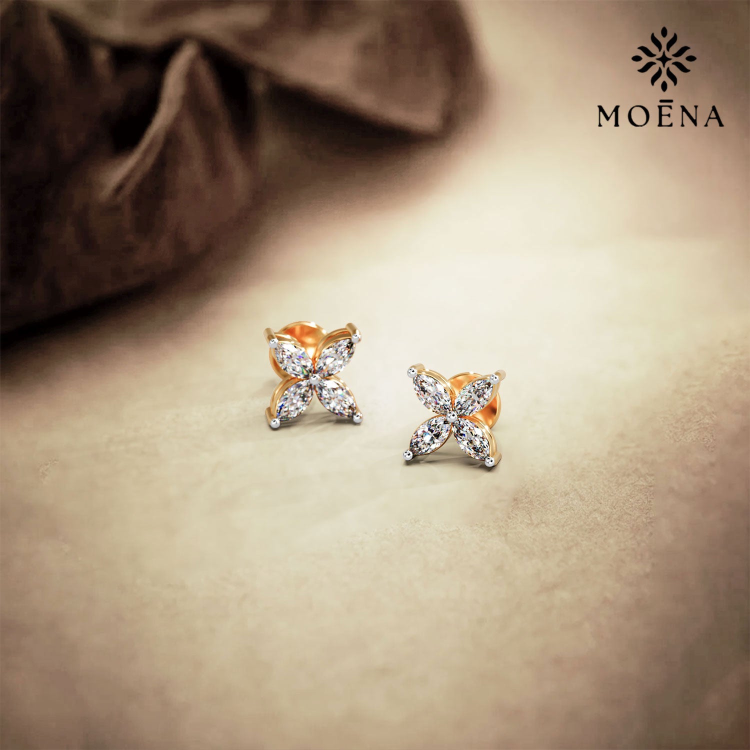 Petal Luxe Studs - Moena