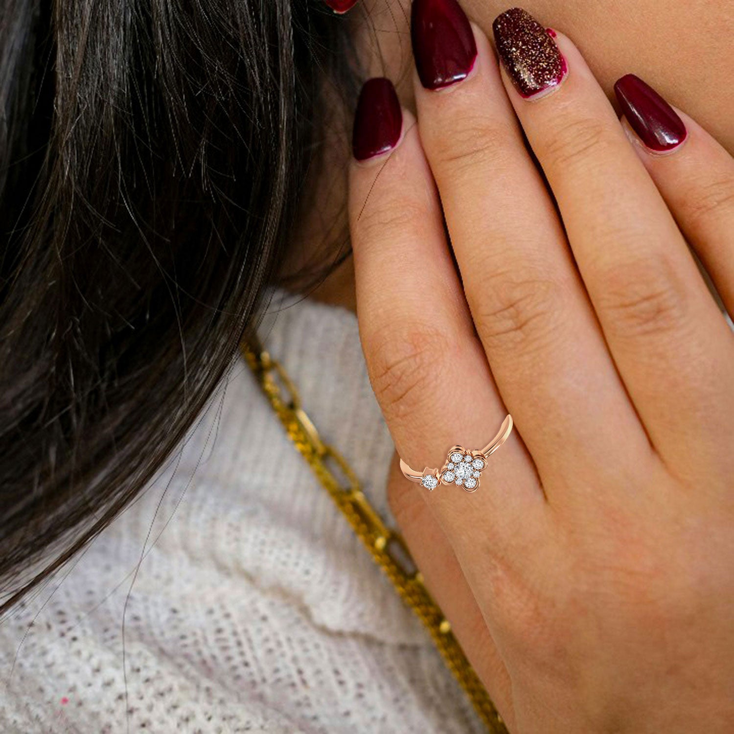 Floral Grace Ring - Moena