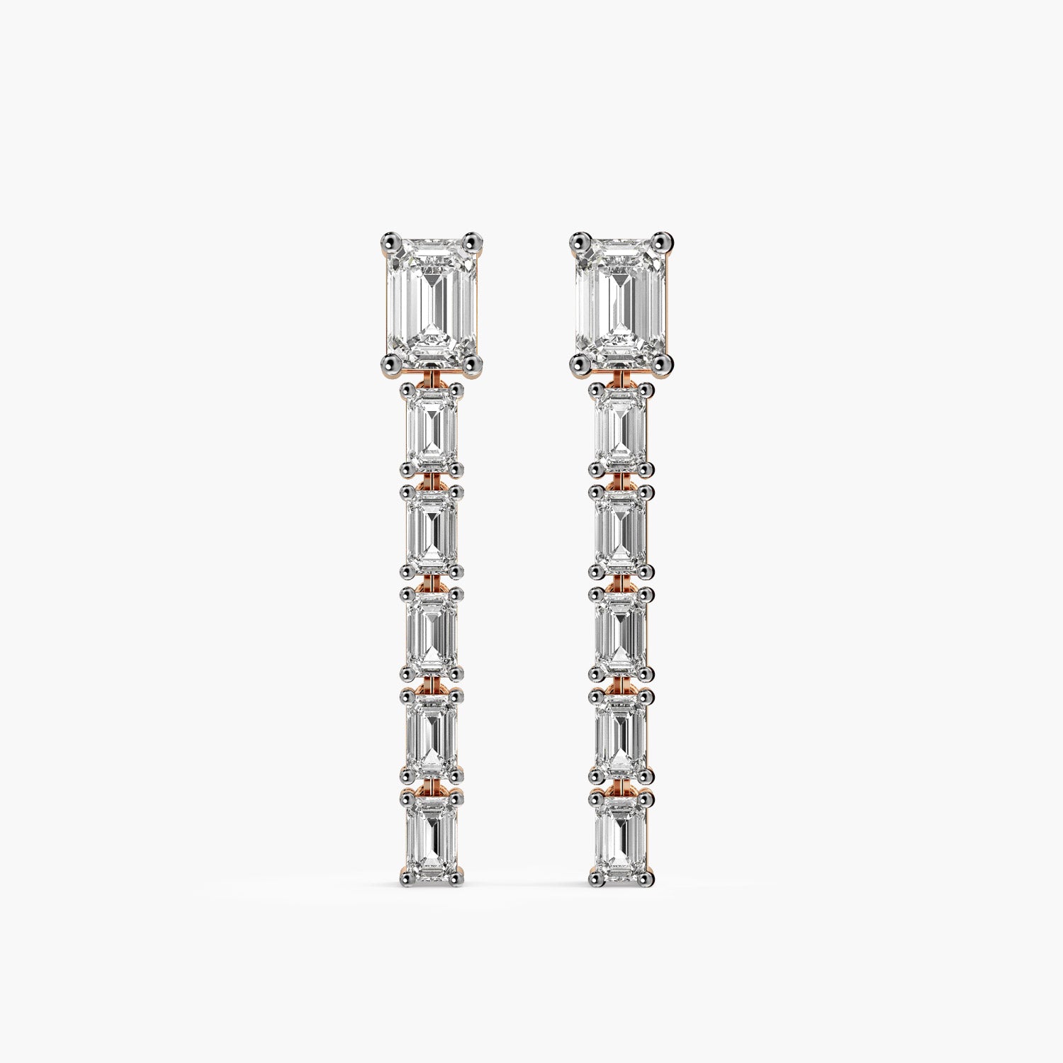 Emerald Cut Drama Drops