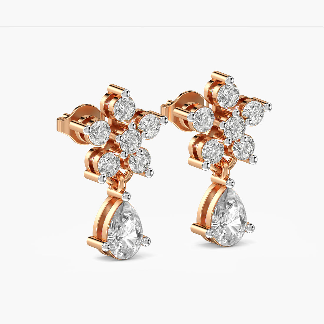 Elara Blossom Drop Earrings