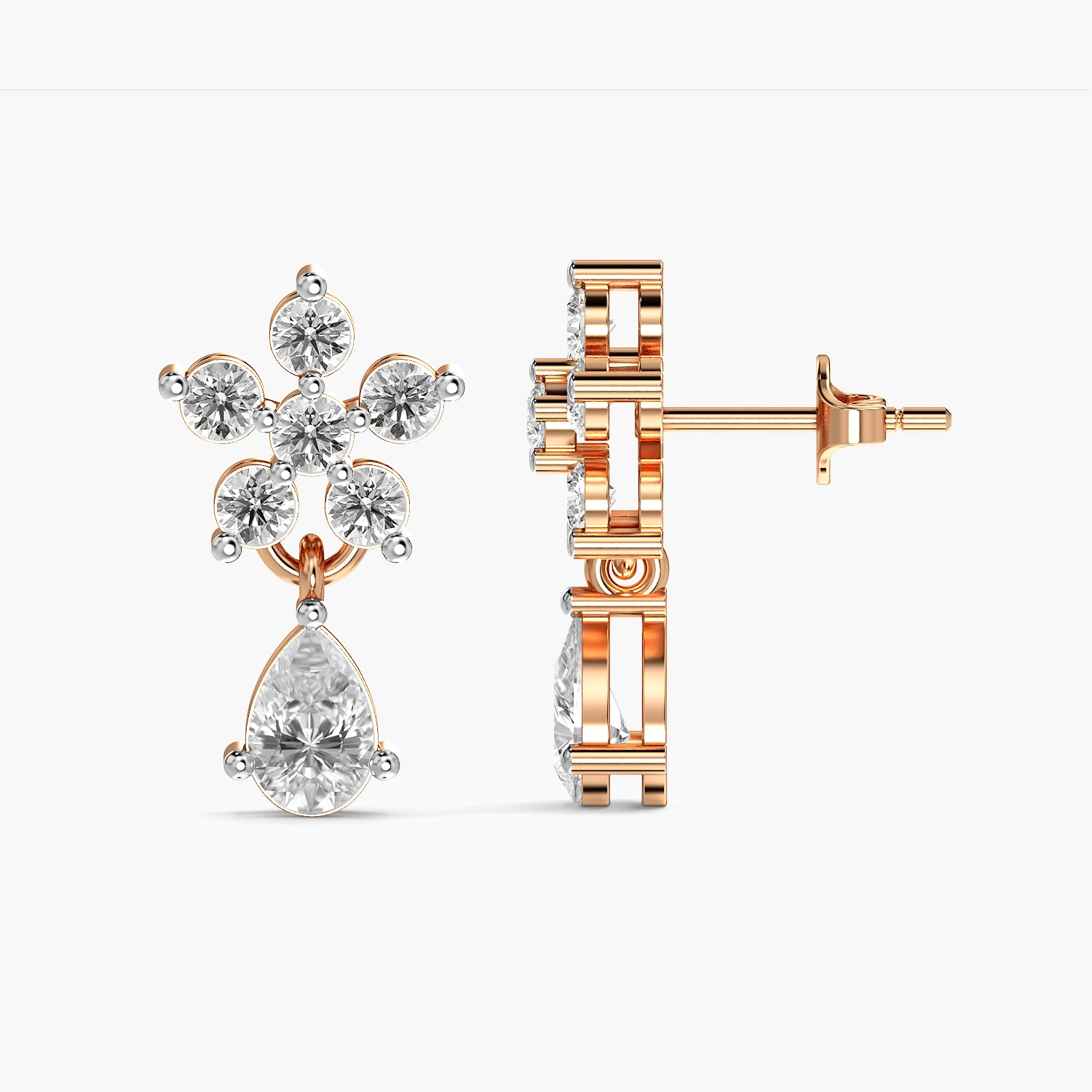 Elara Blossom Drop Earrings