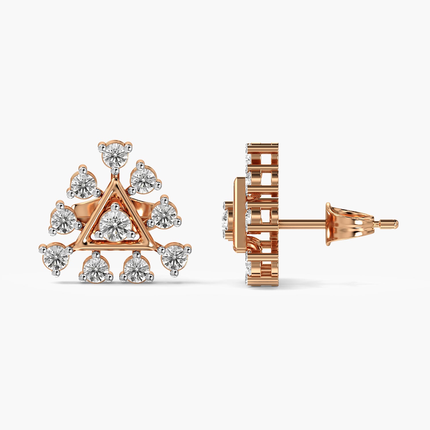 Trielle Diamond Studs