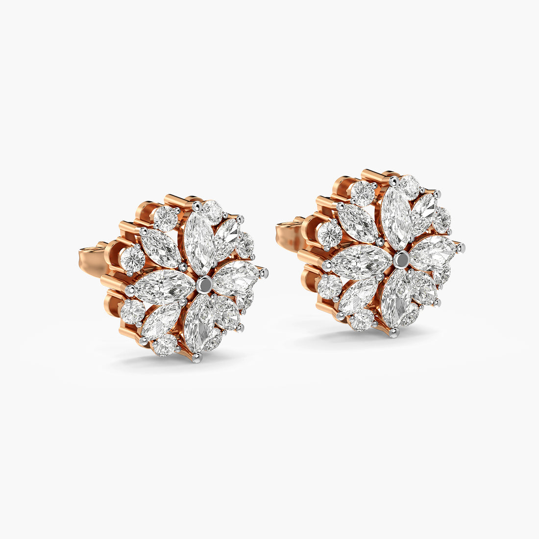 Aurisse Petal Cluster Studs