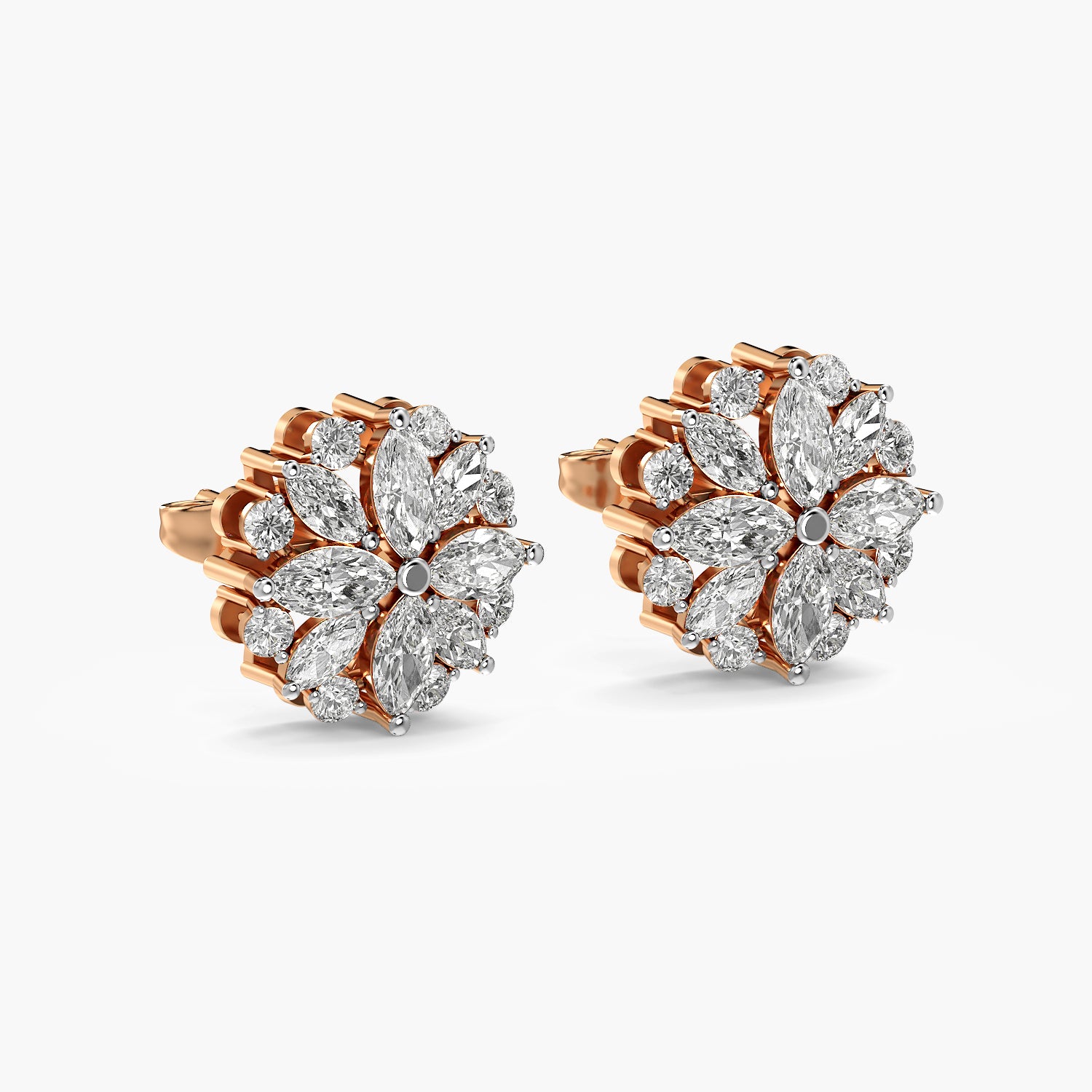Aurisse Petal Cluster Studs