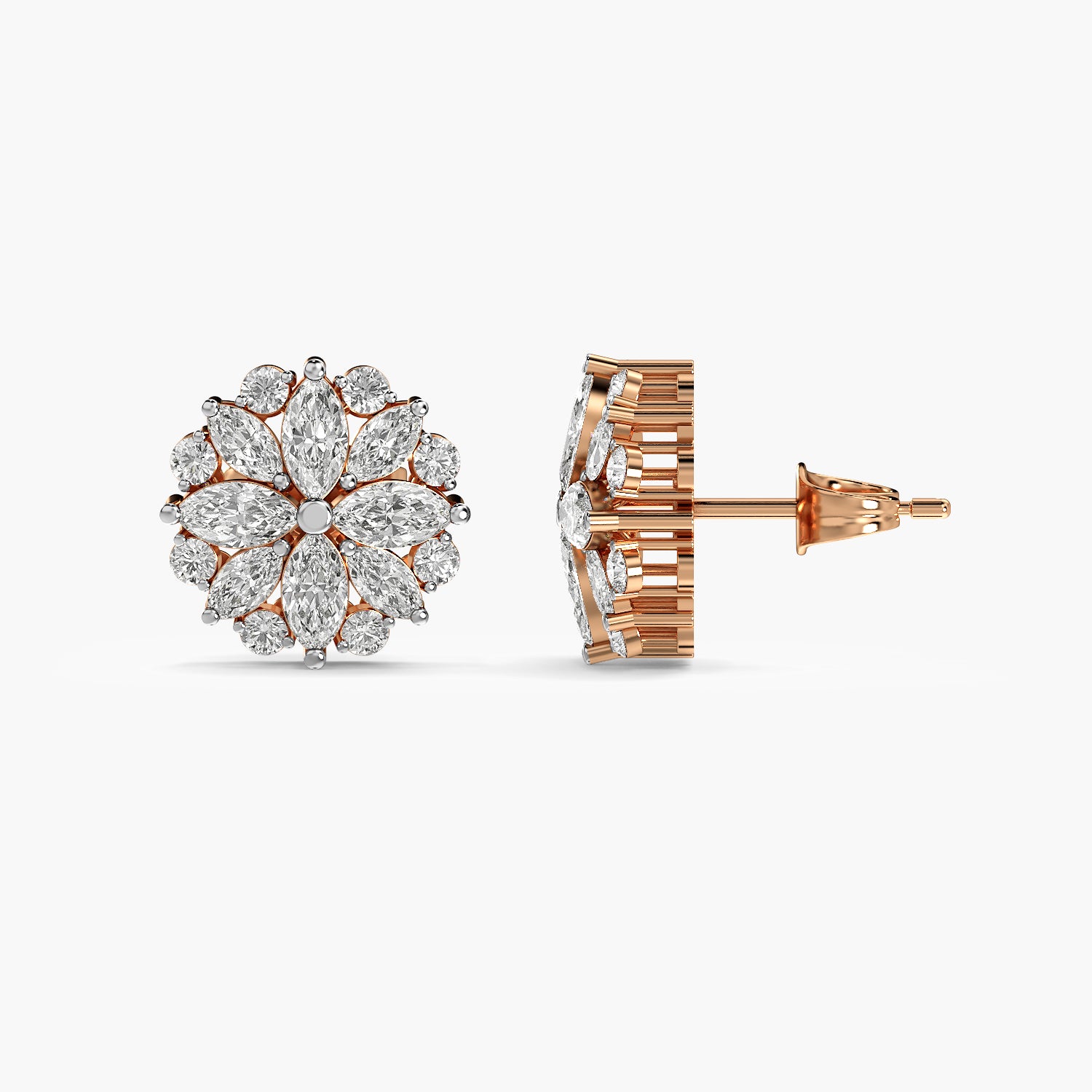 Aurisse Petal Cluster Studs