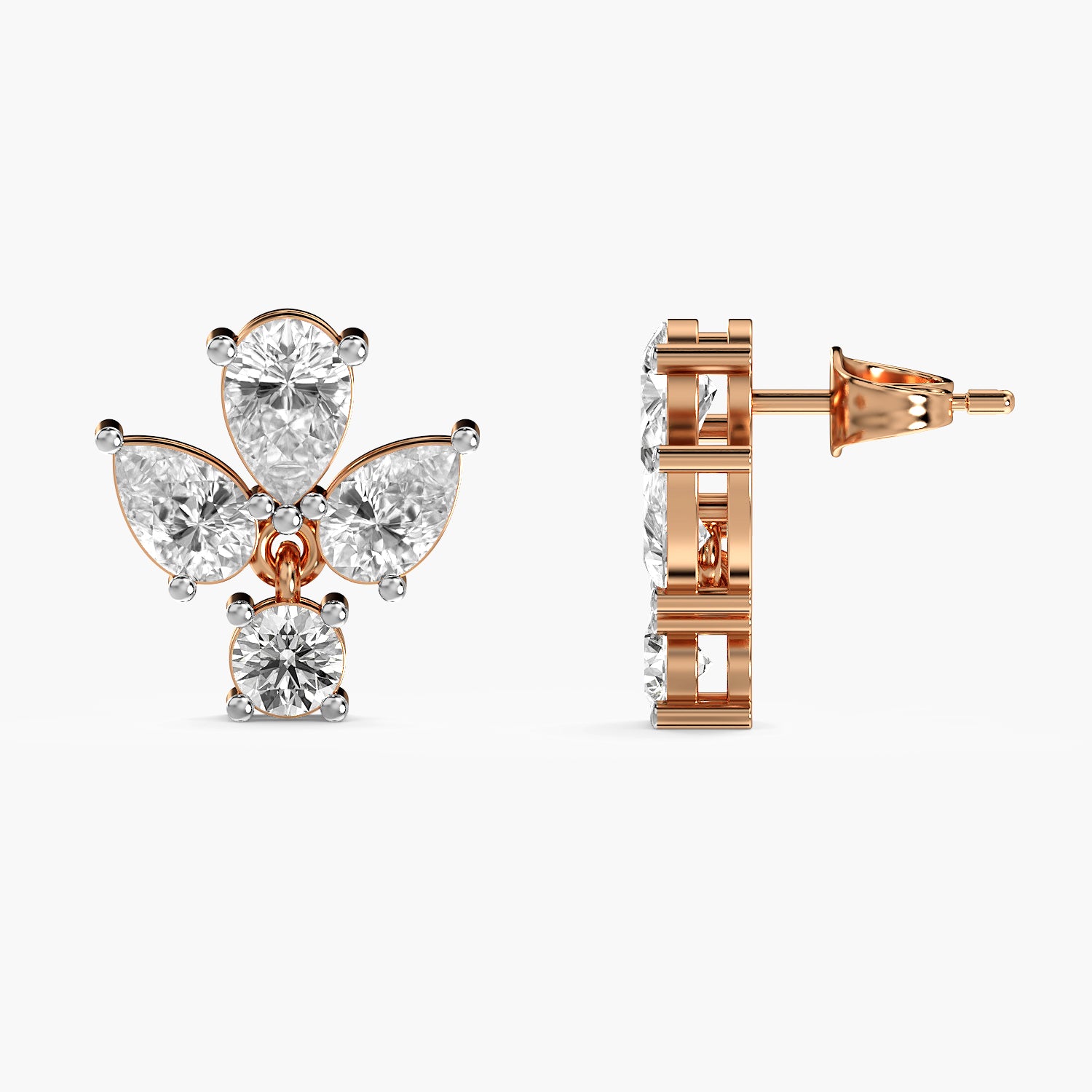 Elara Petal Drop Studs