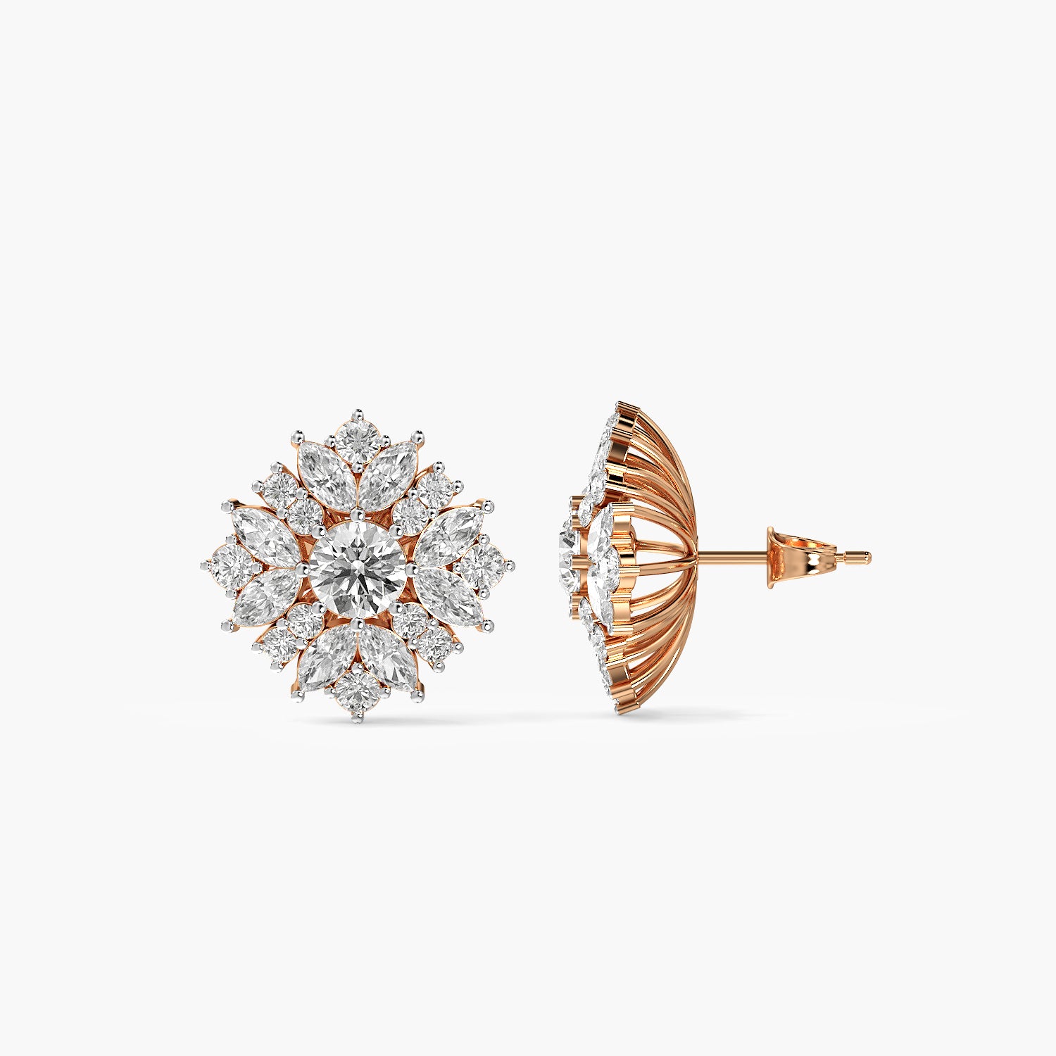 Elara Floral Spark Studs
