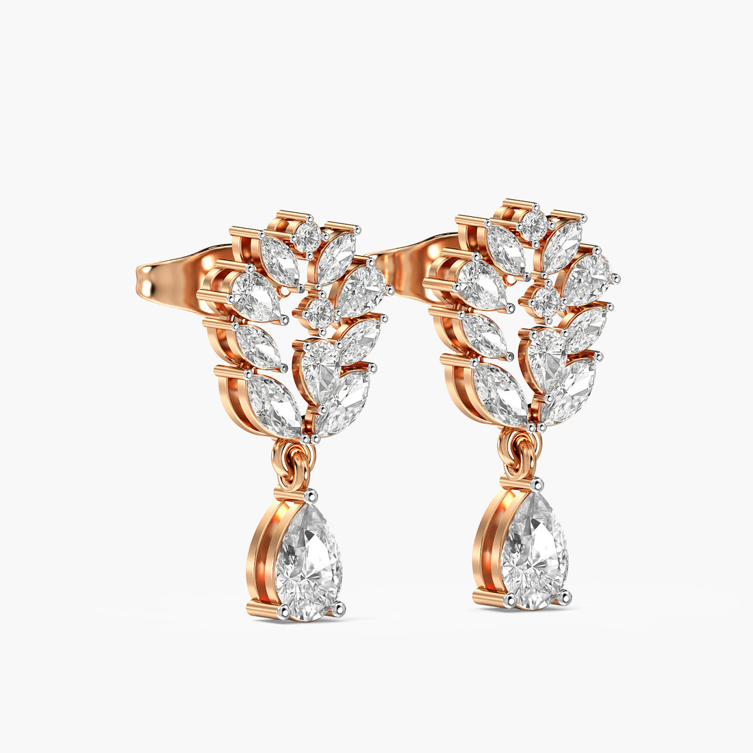 Liora Leaf Drop Earrings