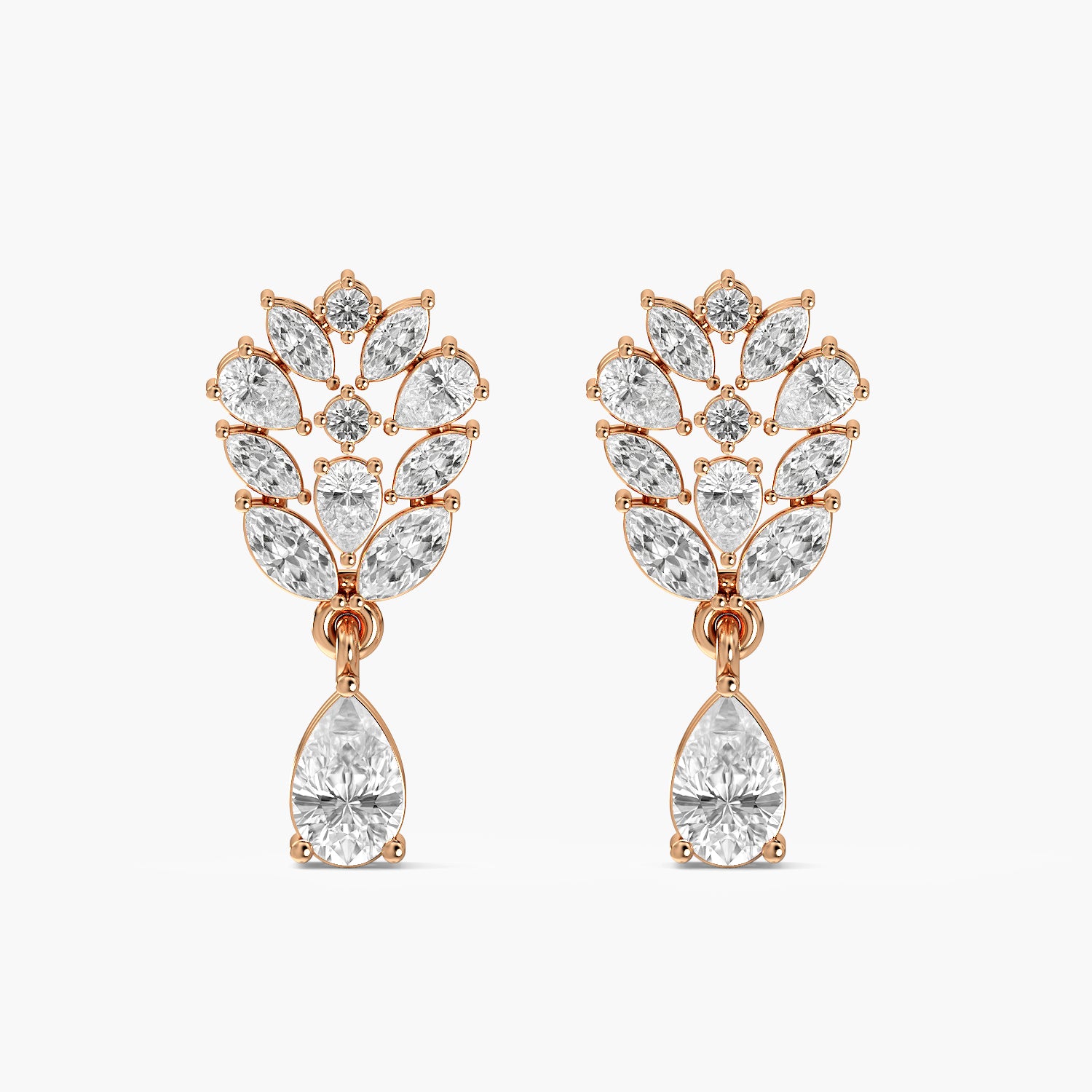 Liora Leaf Drop Earrings