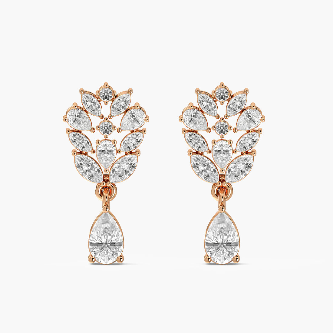 Liora Leaf Drop Earrings