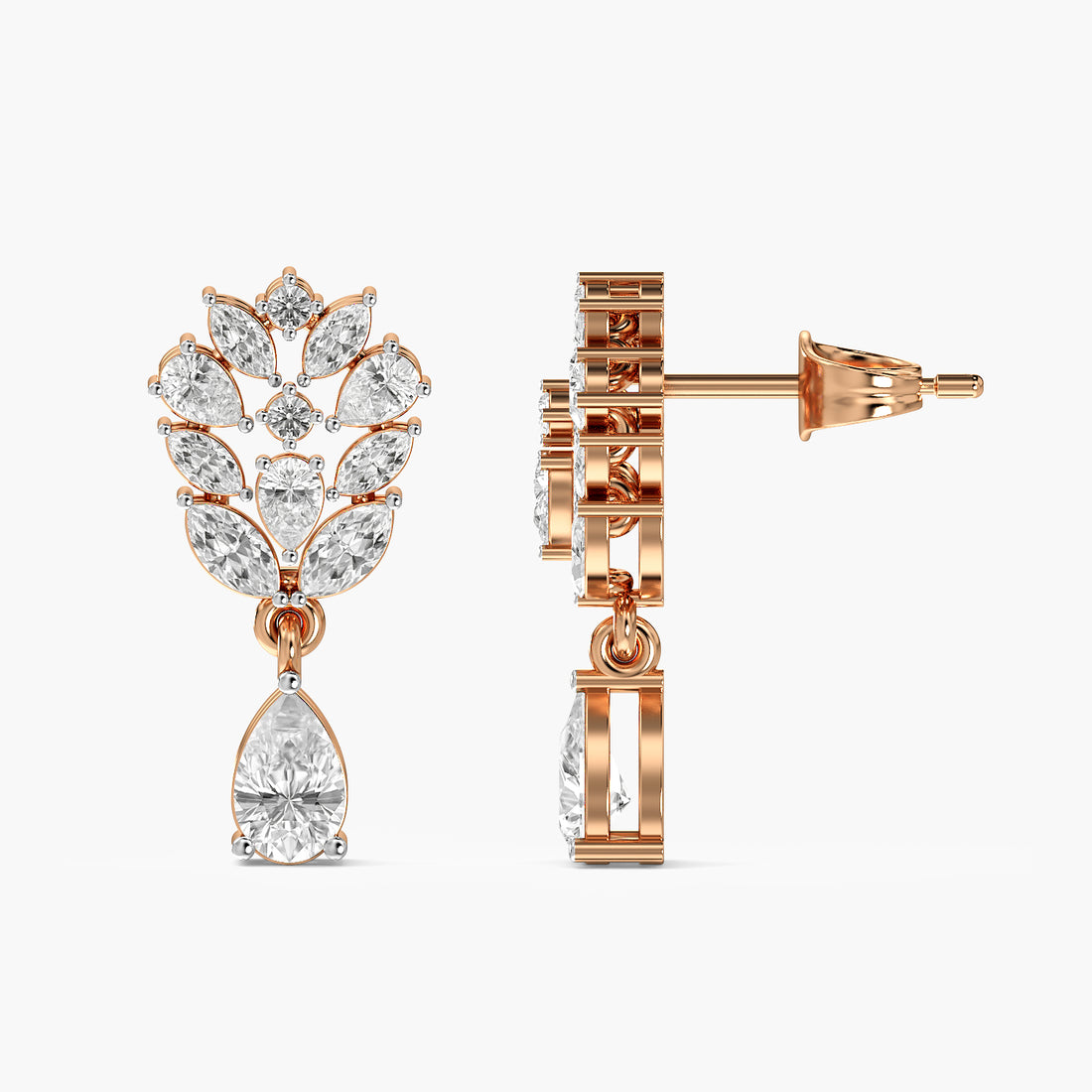Liora Leaf Drop Earrings