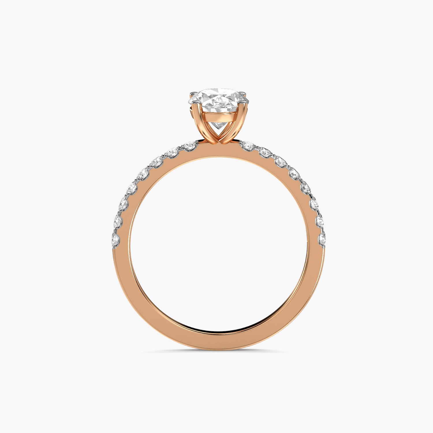 Classic Oval Solitaire Ring - Moena