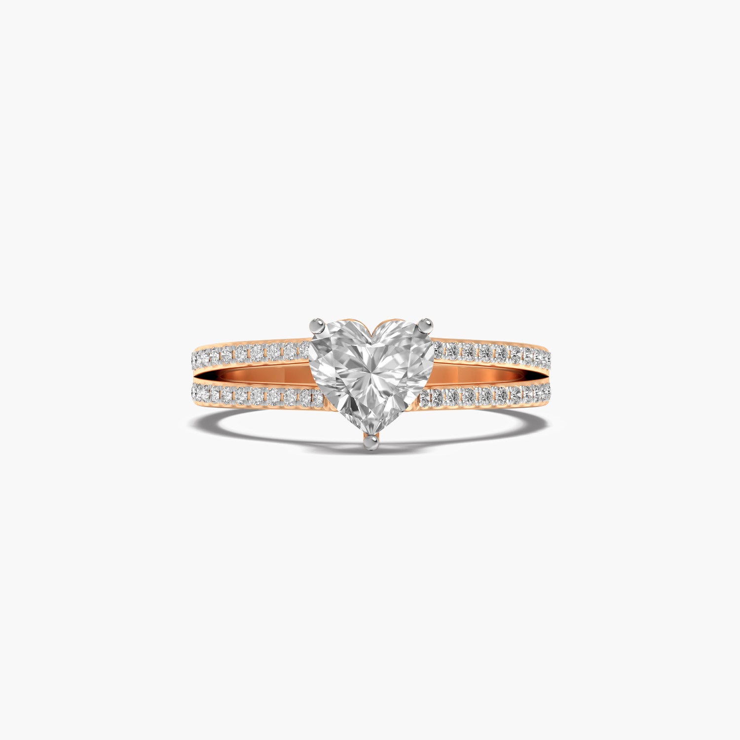 Heart Solitaire Lab-Grown Diamond Ring - Moena