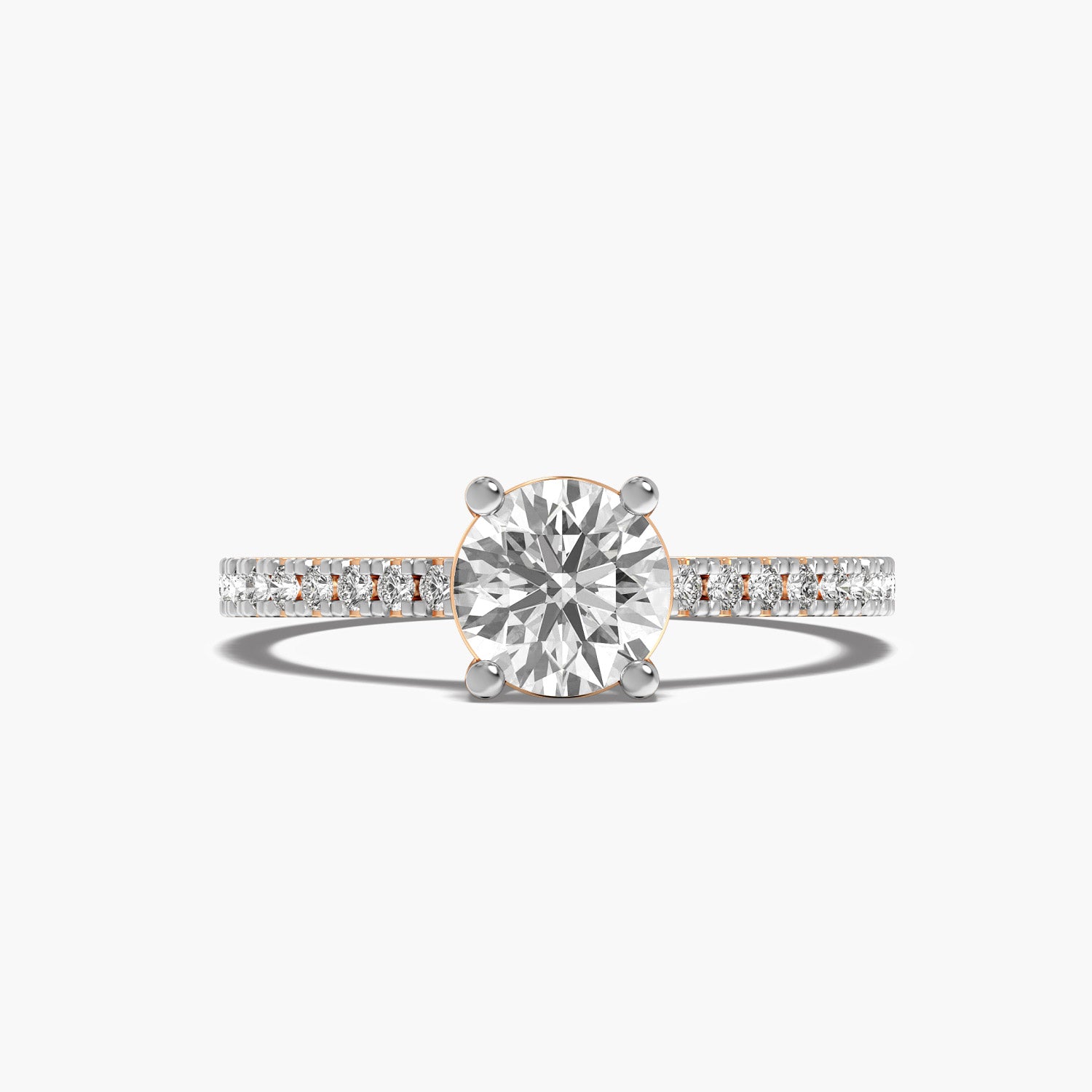 Minimalist Gold Solitaire Ring