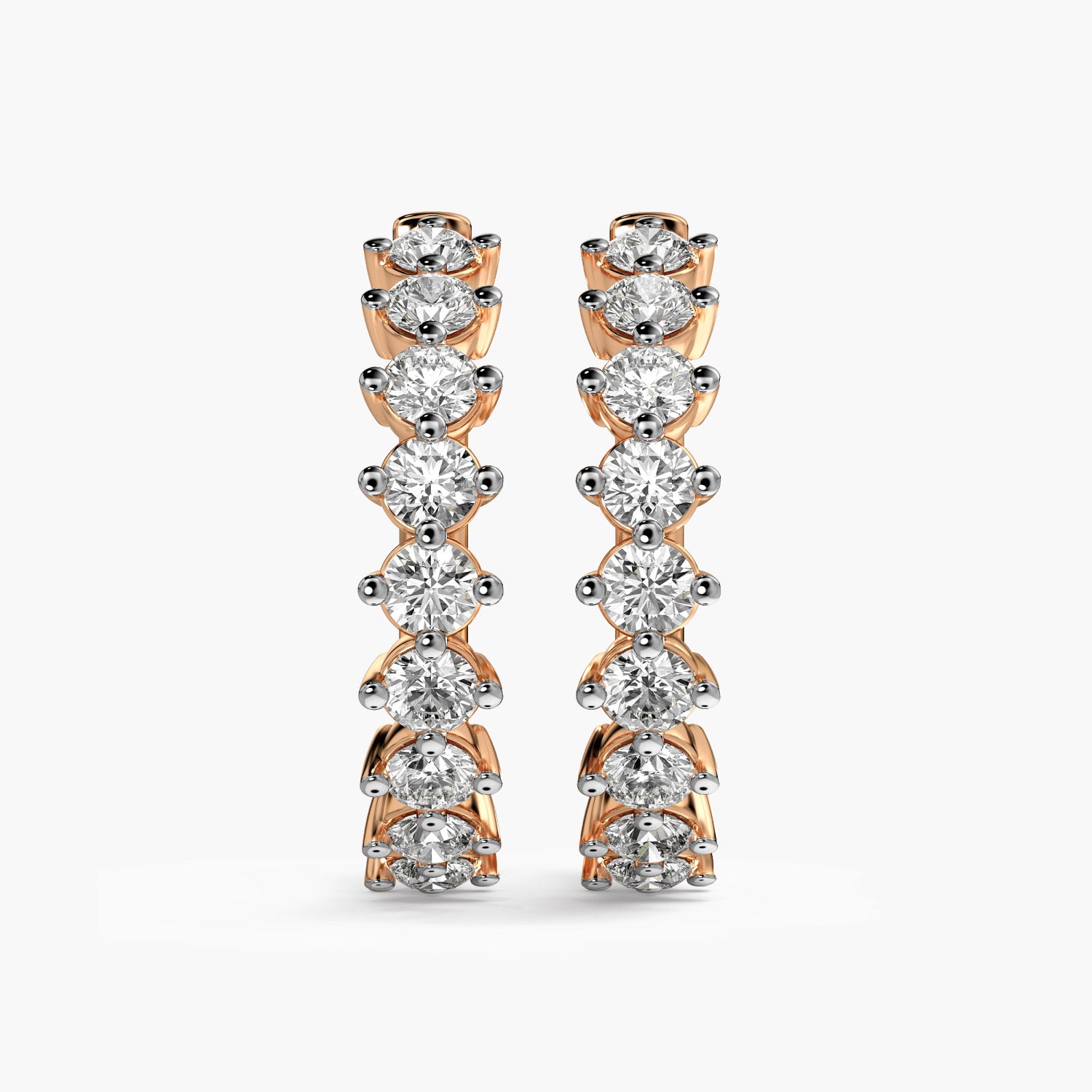 Hoop Elegance Diamond Earrings