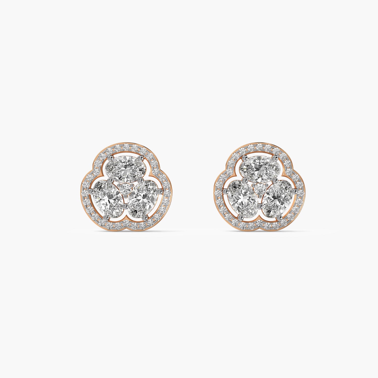 Clover Diamond Studs