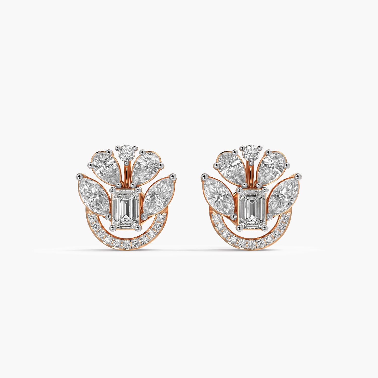 Tulip Bloom Stud Earrings