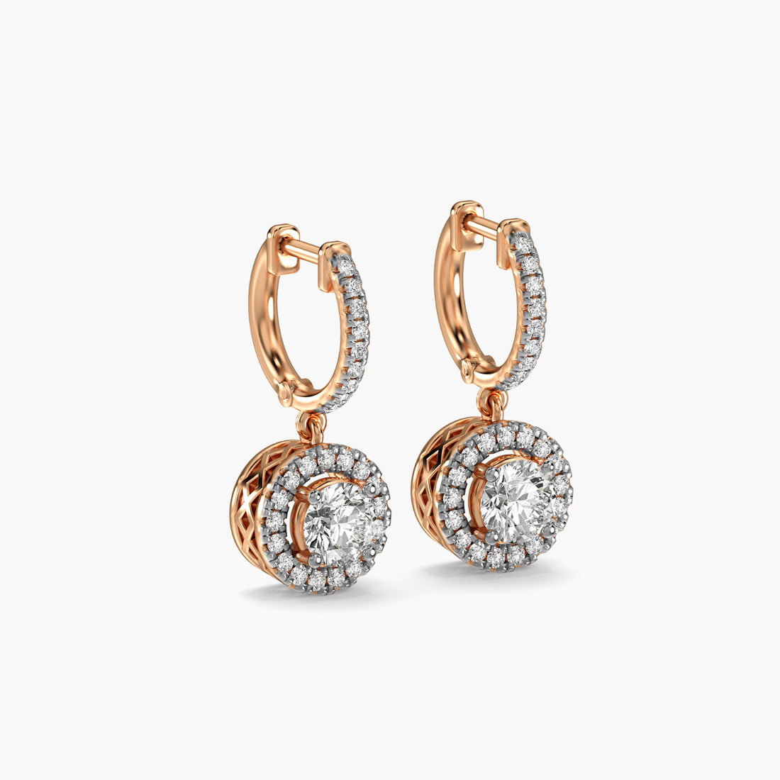 Halo Drop Earrings