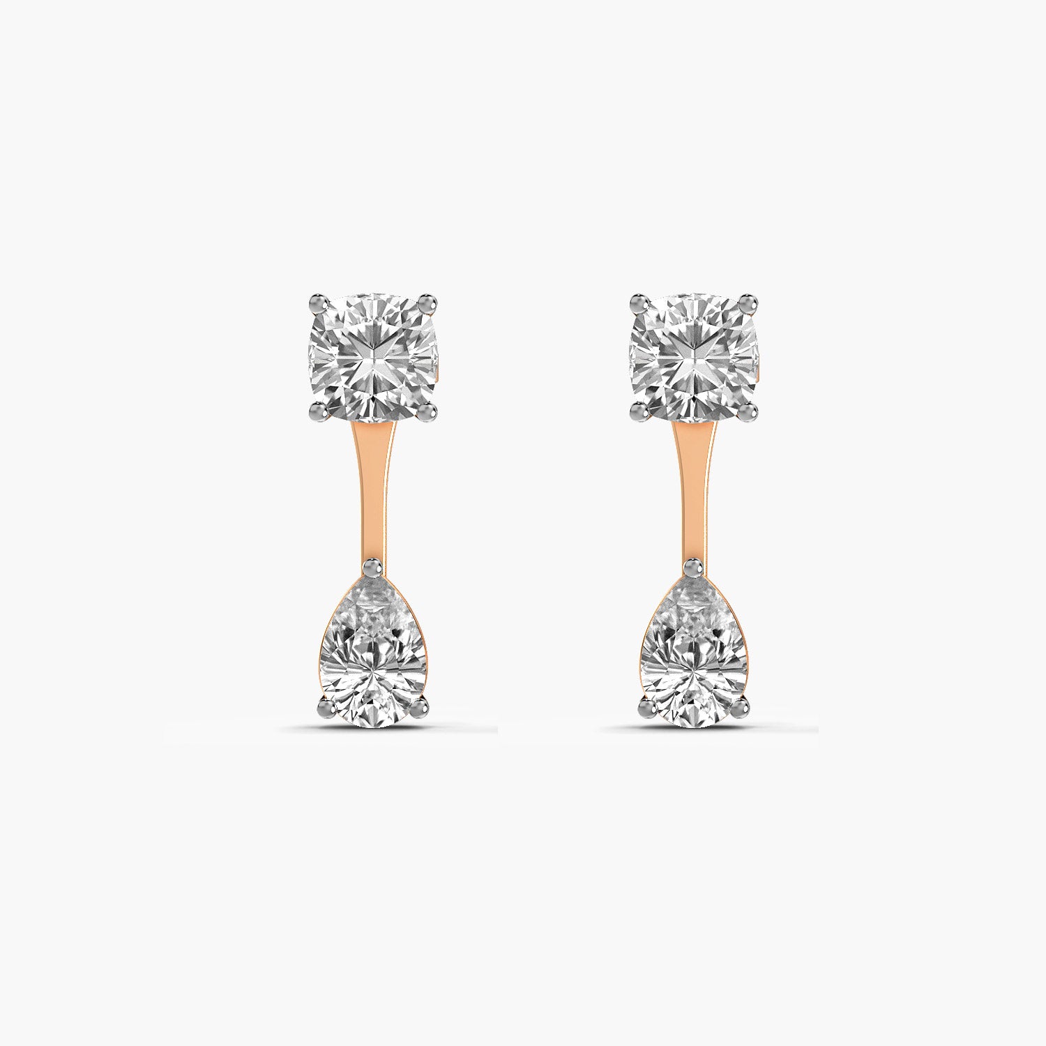 Luminous Solitaire Drop Earrings - Moena