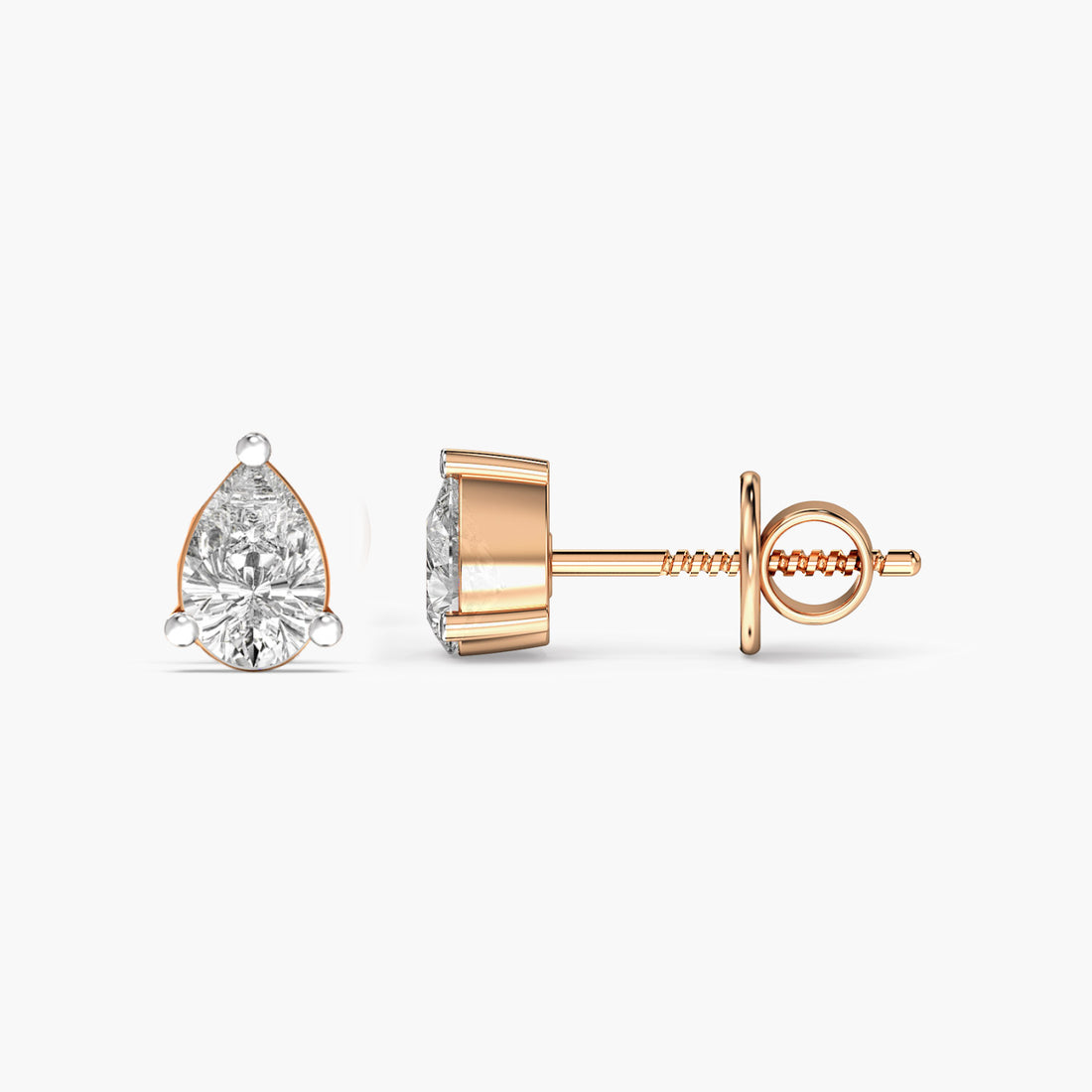 Classic Pear Studs - Moena