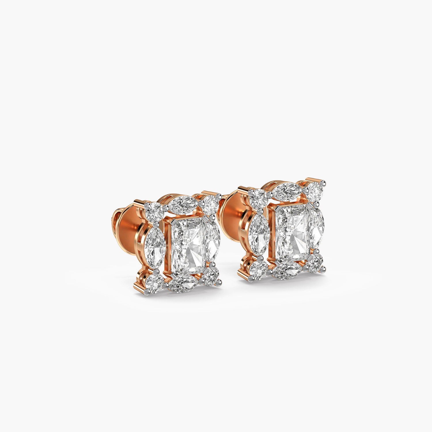 Regal Radiance Stud Earrings