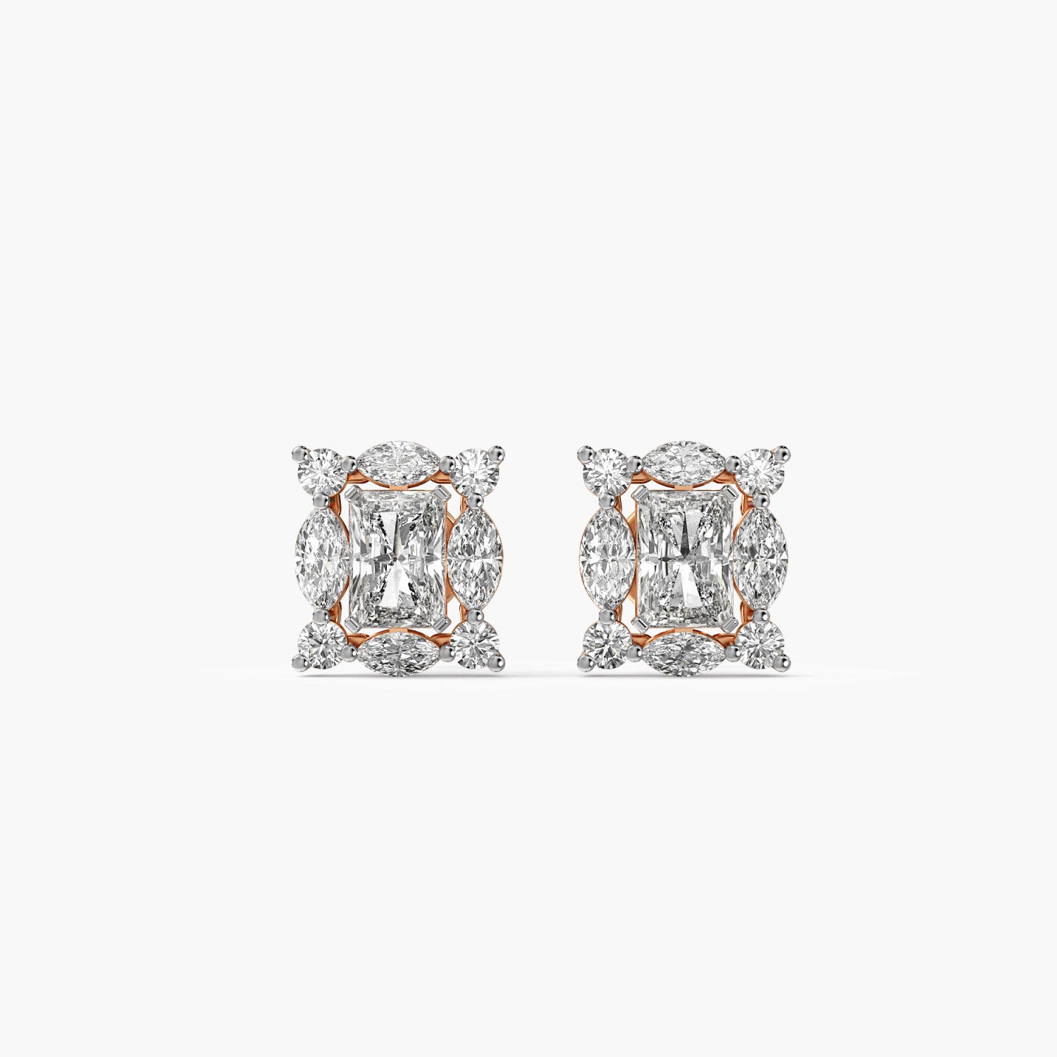 Regal Radiance Stud Earrings