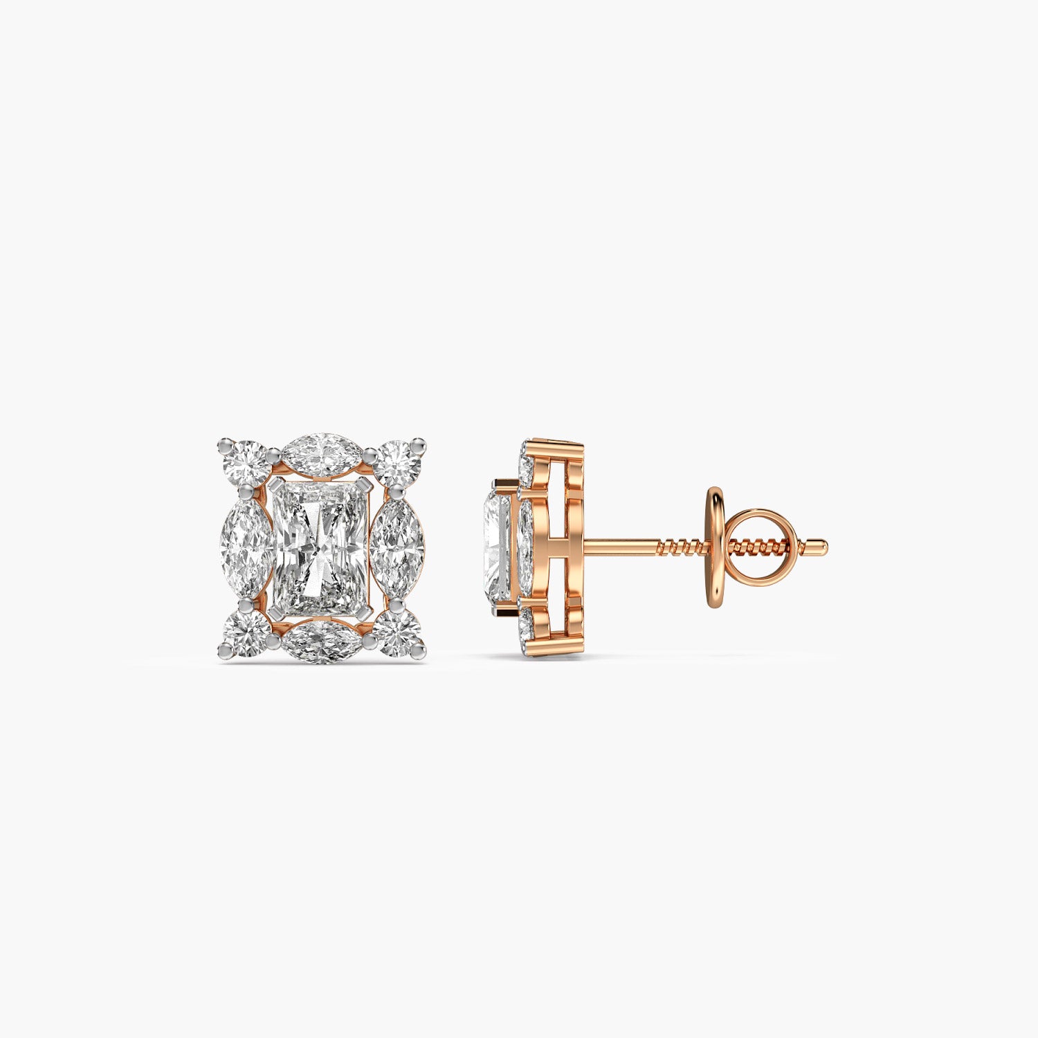 Regal Radiance Stud Earrings