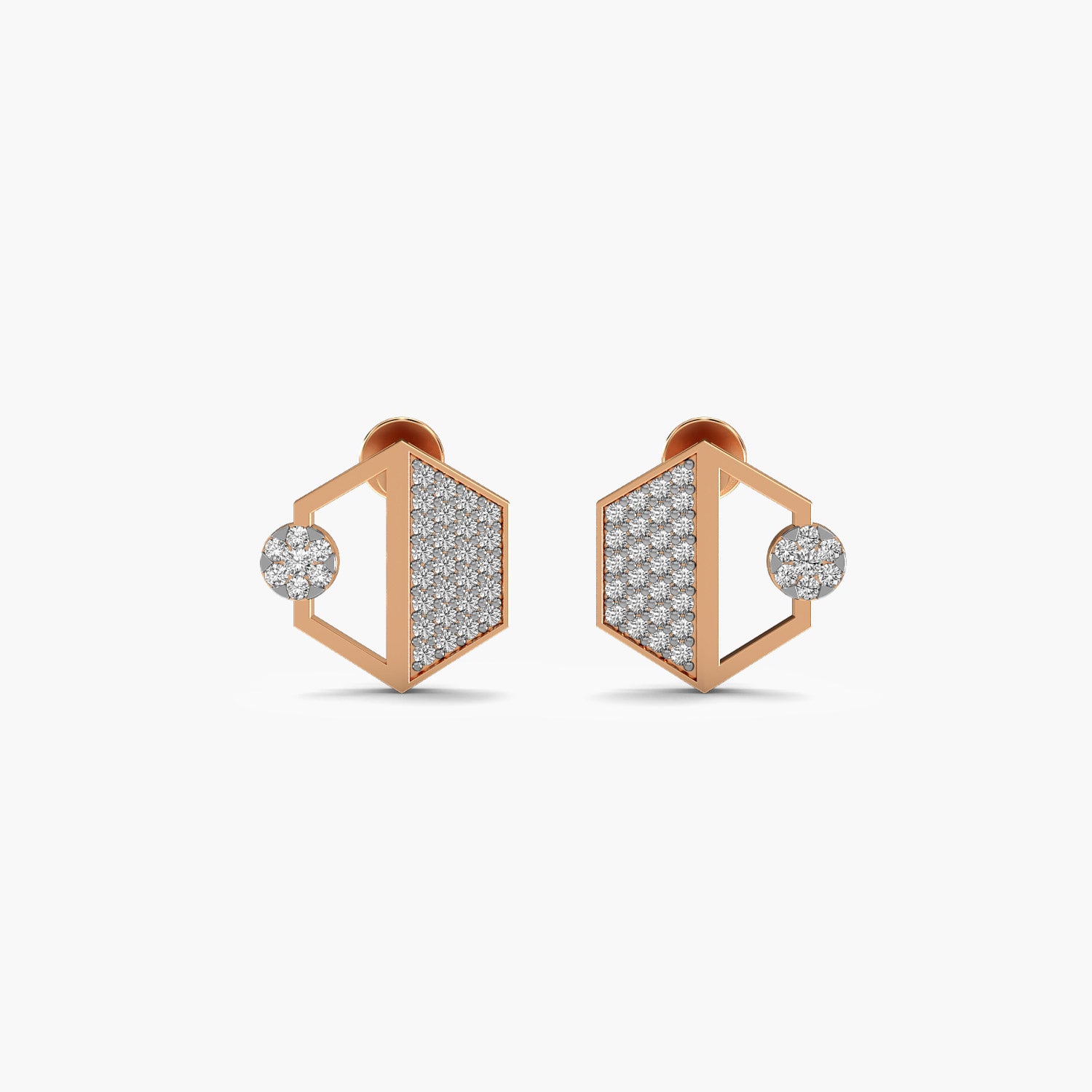 Modern Hexagonal Earrings - Moena
