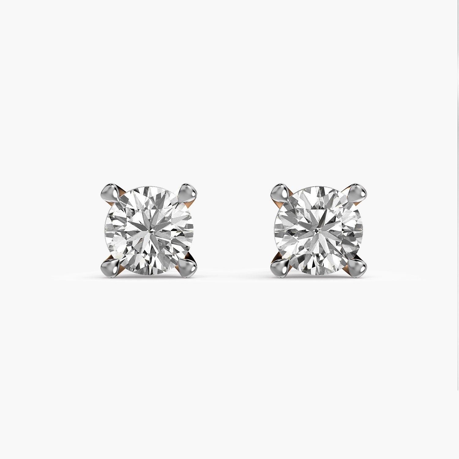 Timeless Solitaire Lab-Grown Diamond Studs - Moena
