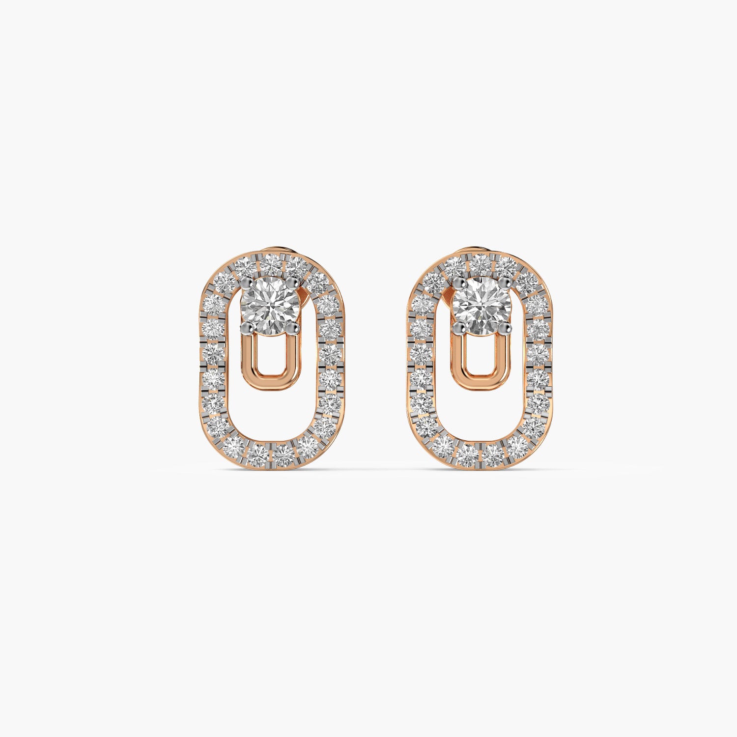 Luxe Link Diamond Earrings