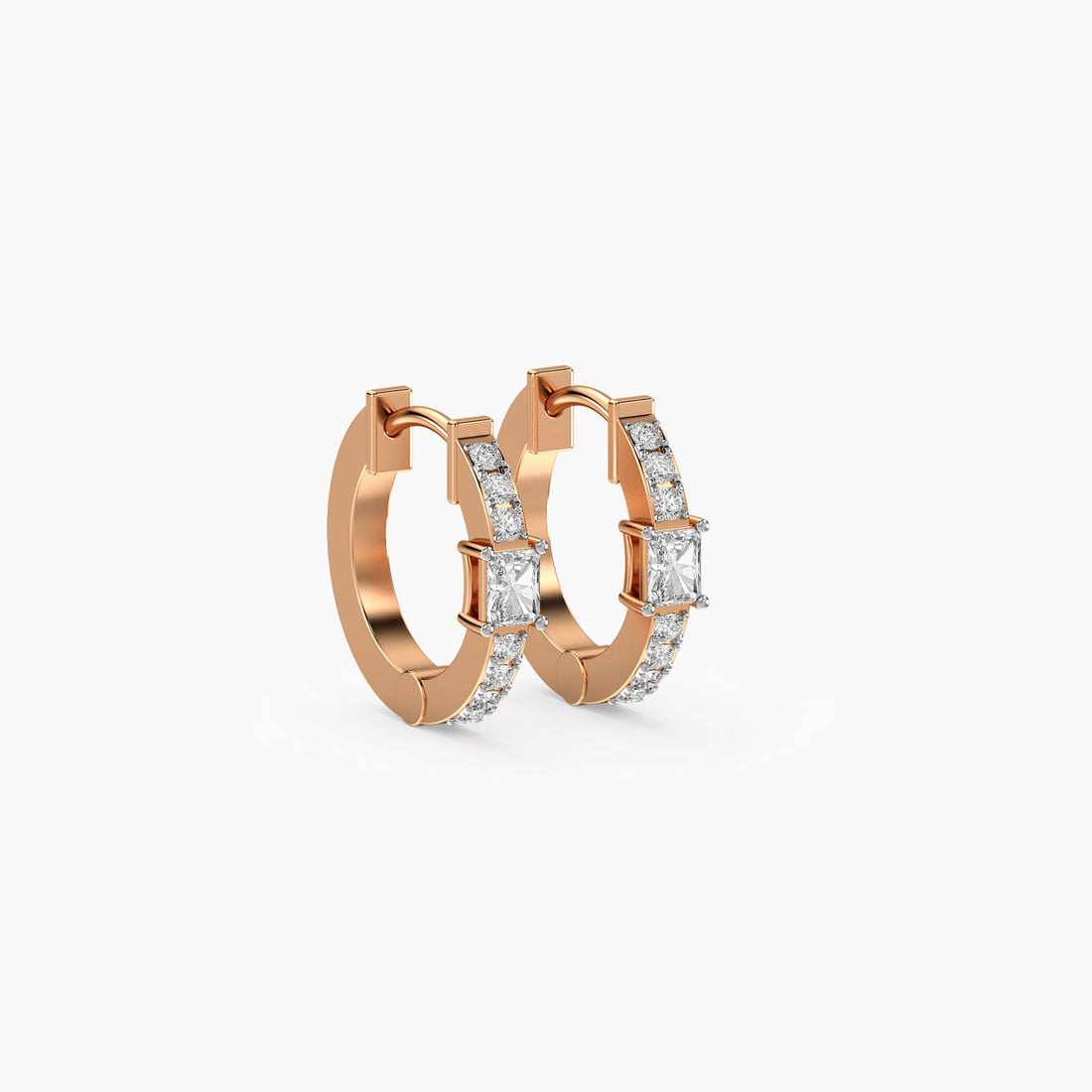 Aria Princess Diamond earrings - Moena
