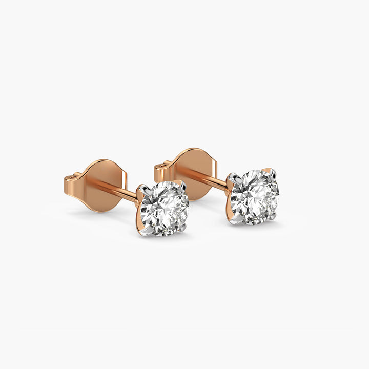 Classic Round Lab-Grown Diamond Studs - Moena