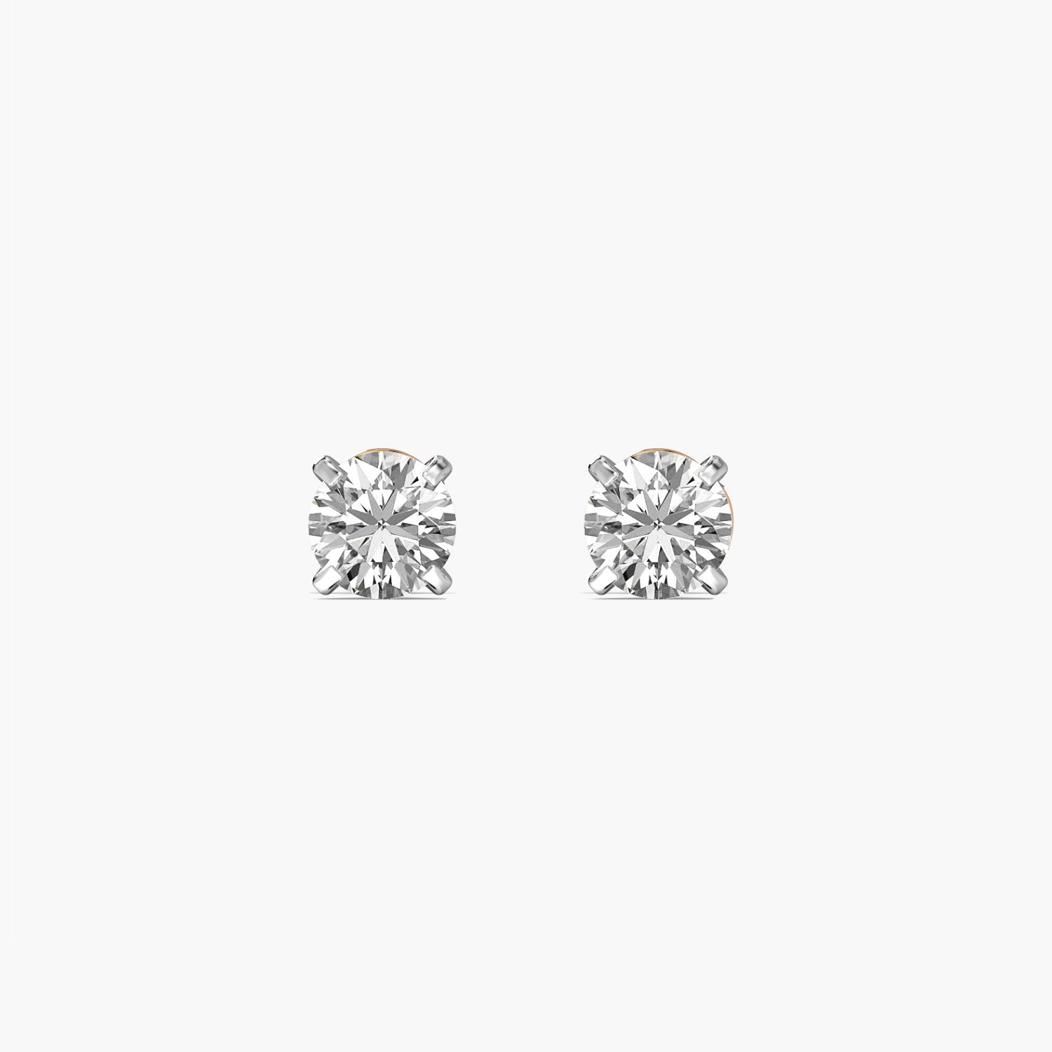 Classic Round Lab-Grown Diamond Studs - Moena
