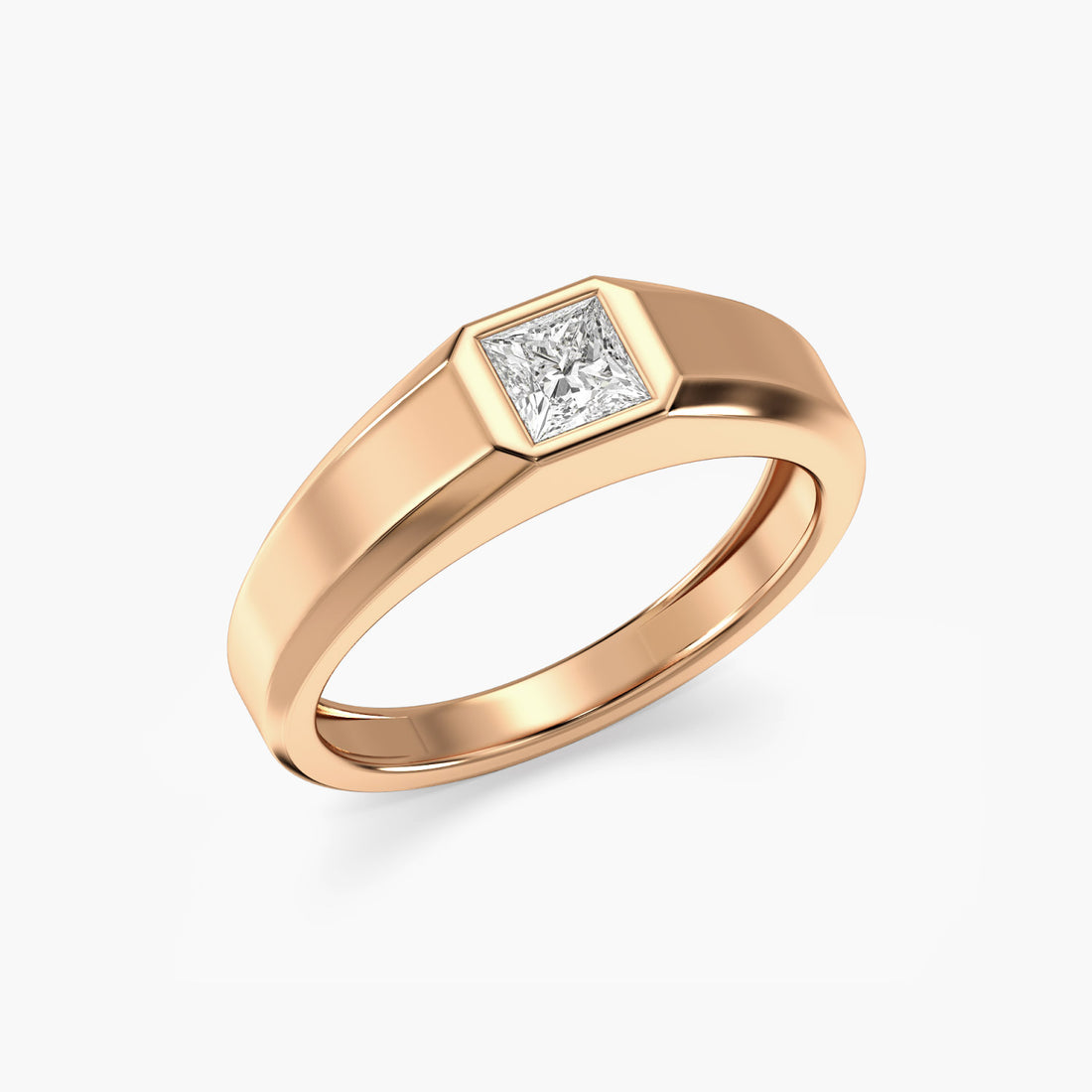 Sovereign Elite Ring - 3D View in Rose Gold - Diamond Ring by Moena