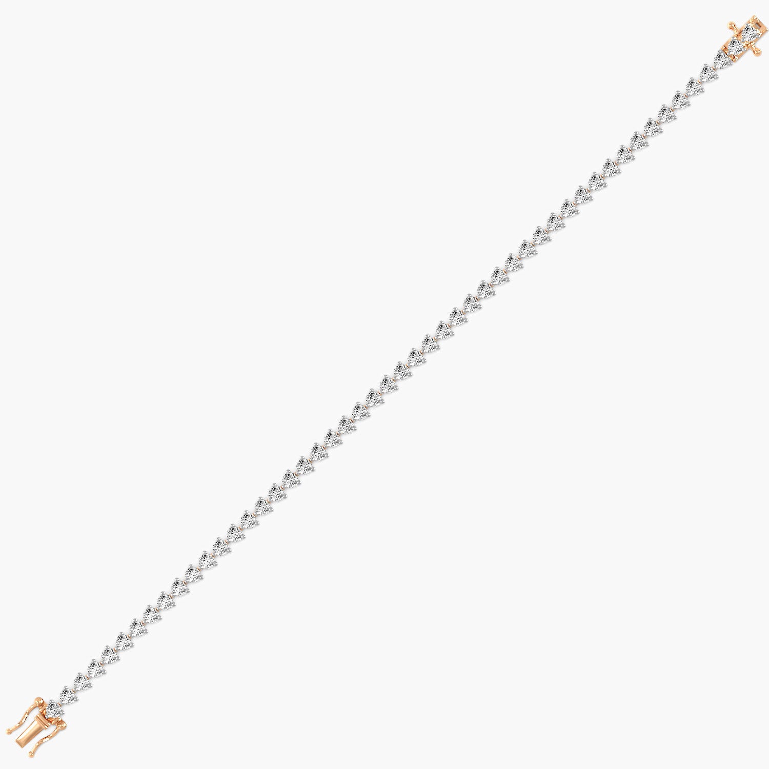 Classic 0.07 ct Round Diamond Tennis Bracelet