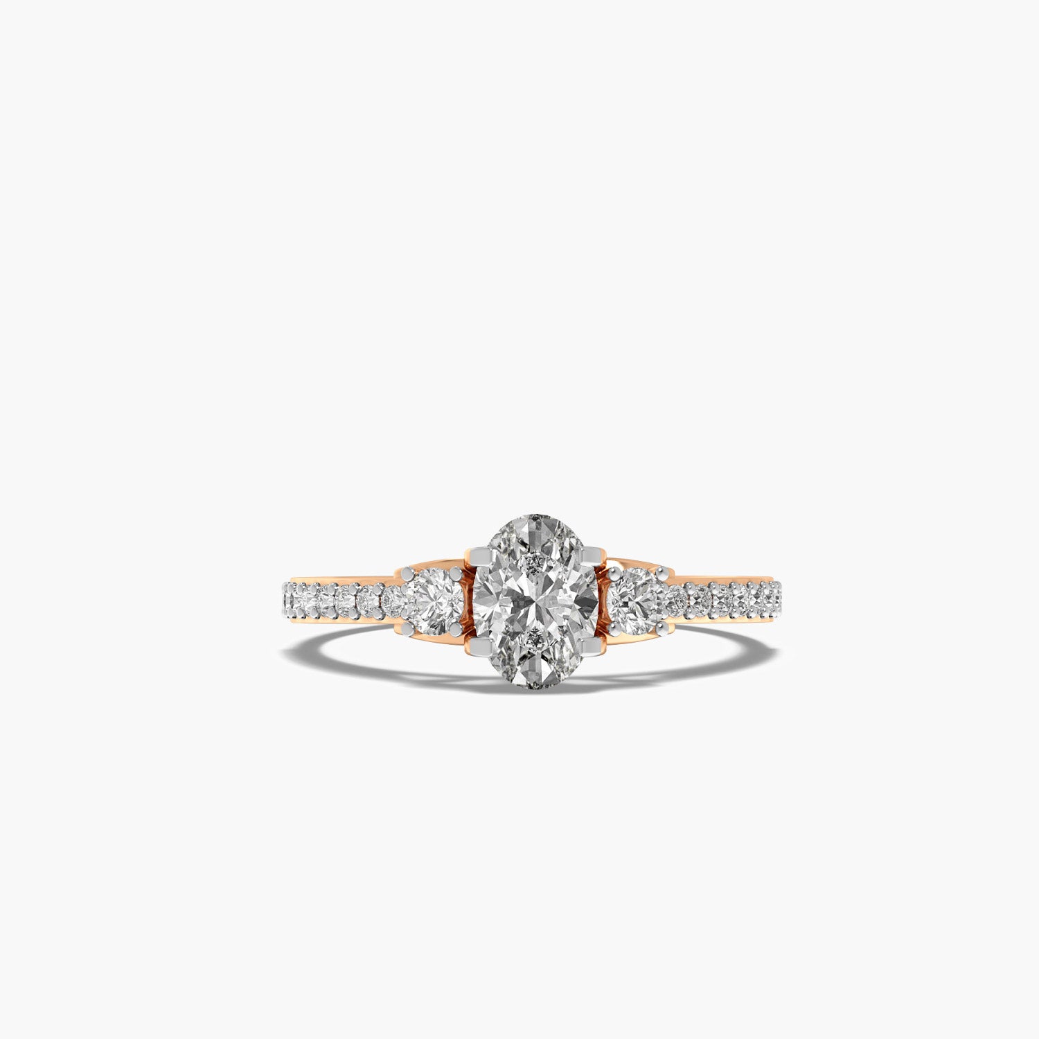 Crowned Oval Ring