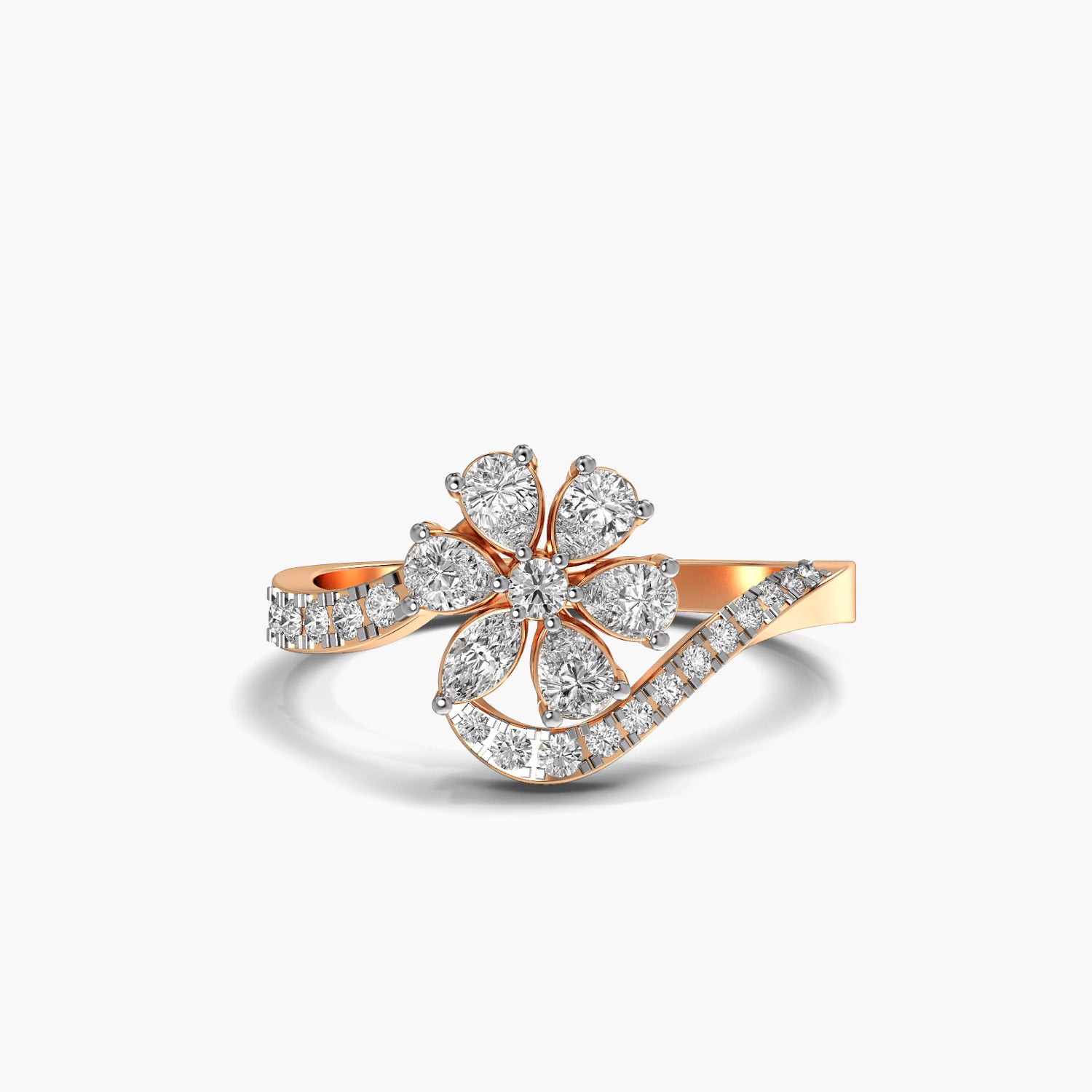 Floral Diamond Ring - Moena