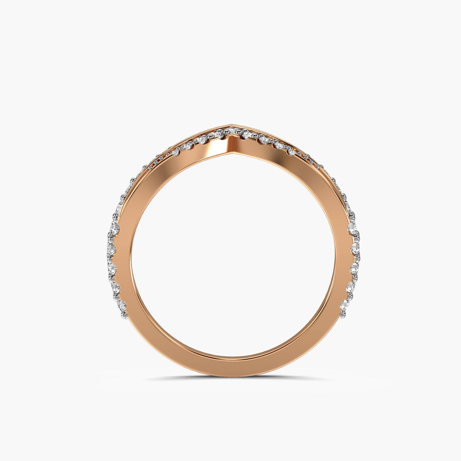 Elegant Chevron Ring - Moena