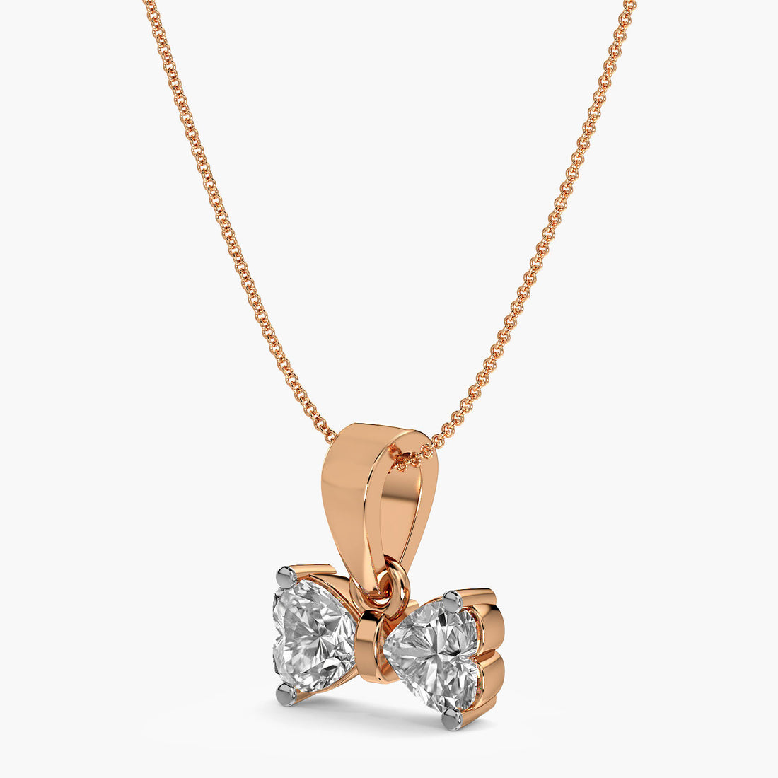 Heart Bow Pendant - Moena