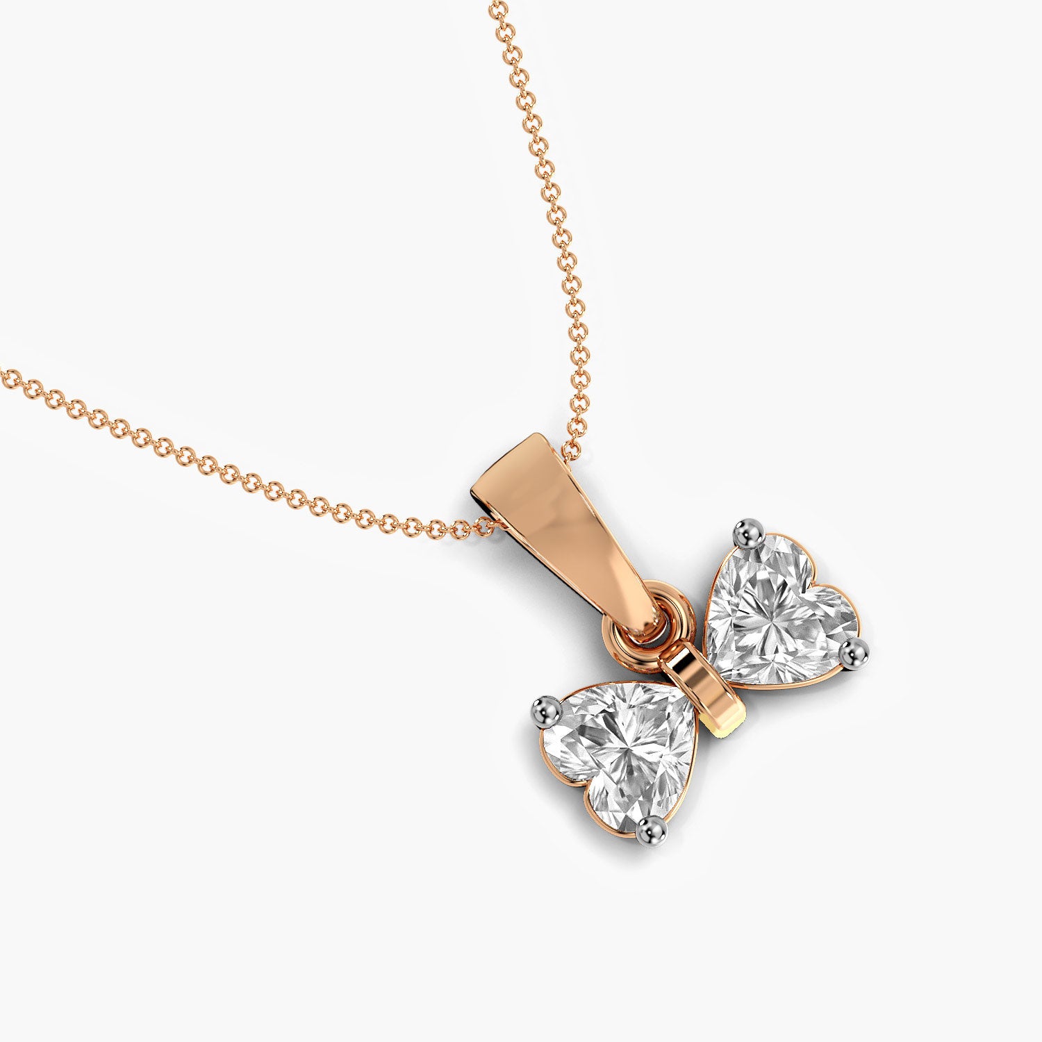 Heart Bow Pendant - Moena