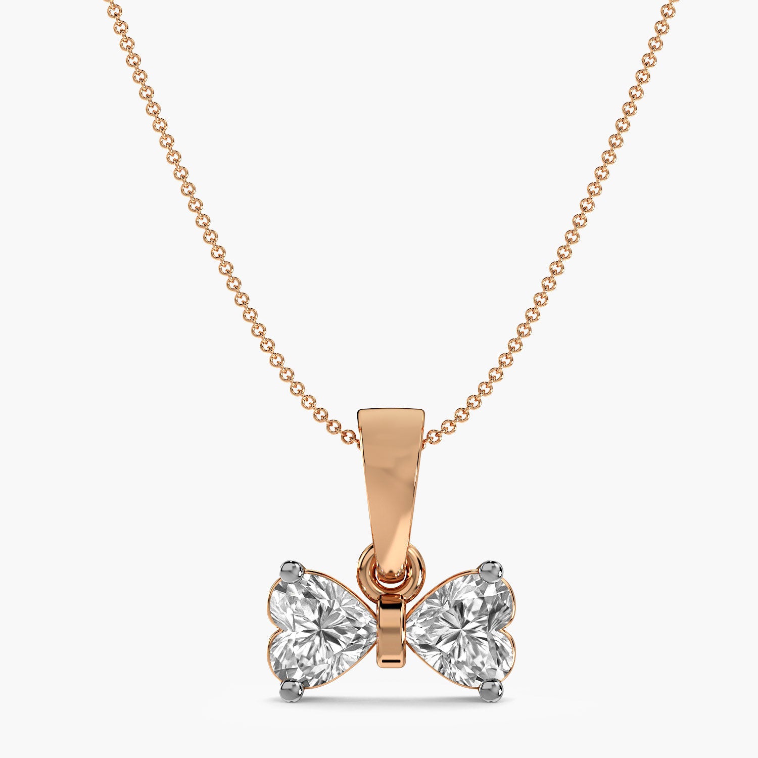 Heart Bow Pendant - Moena