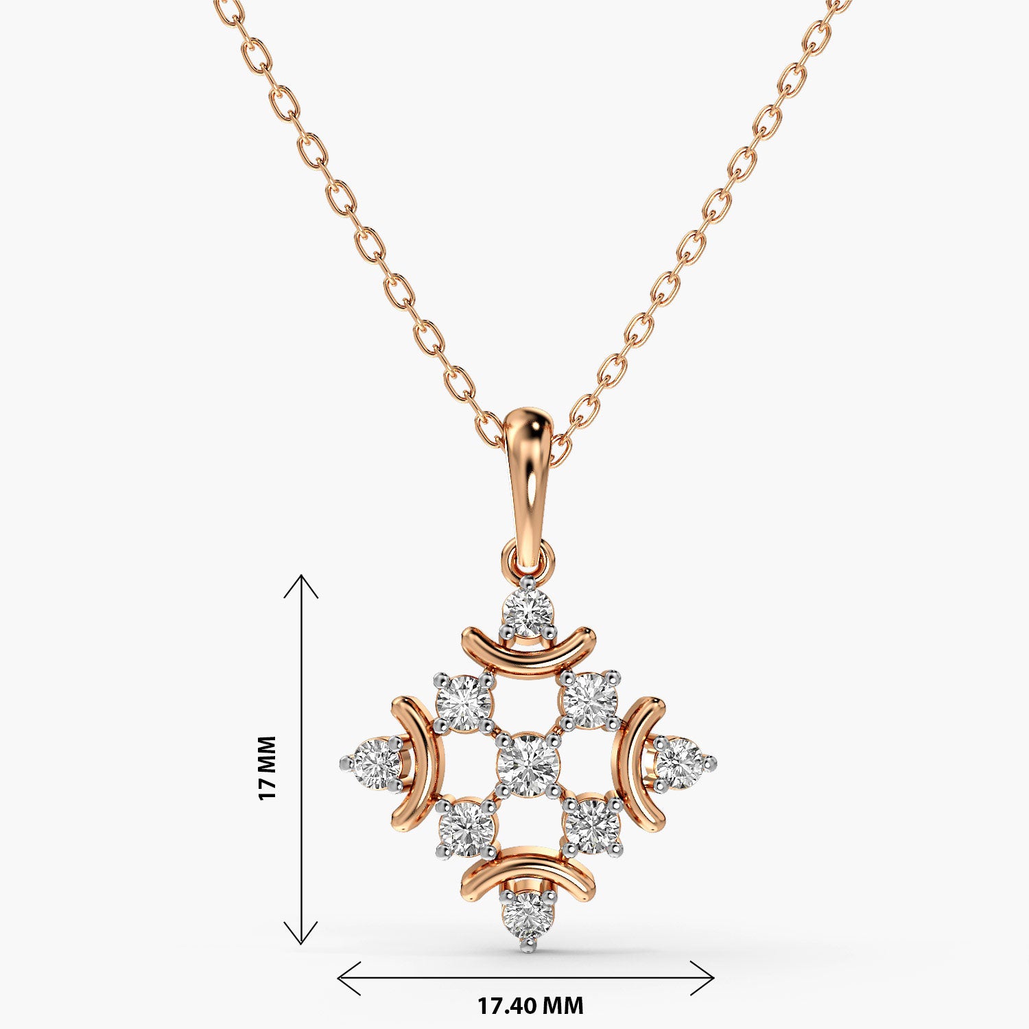 Stellar Bloom Pendant(With Chain) - Moena