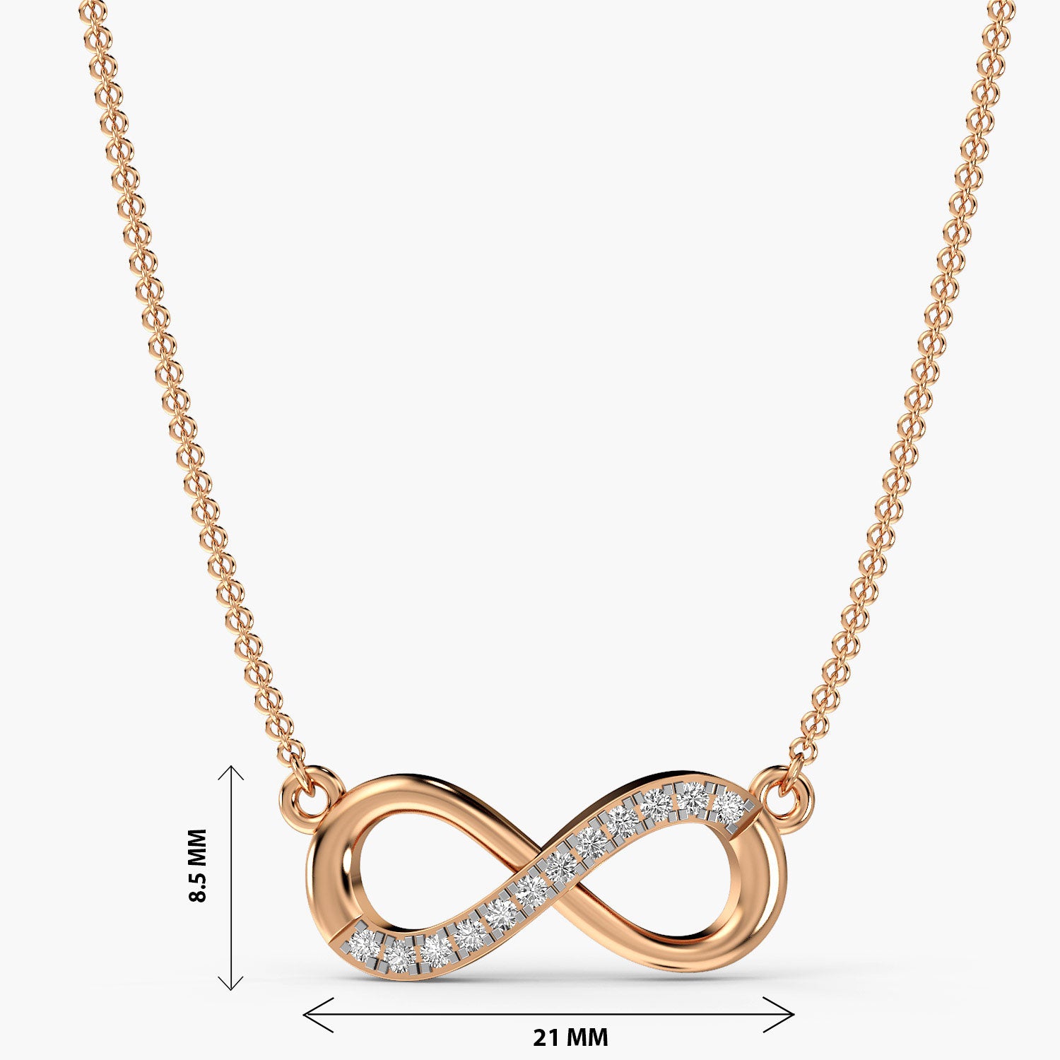 Infinity Pendant(With Chain) - Moena