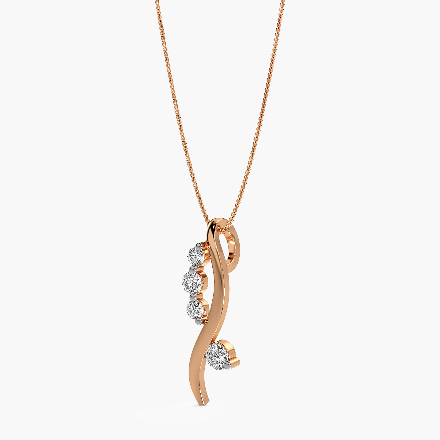 Twirl Elegance Pendant - Moena