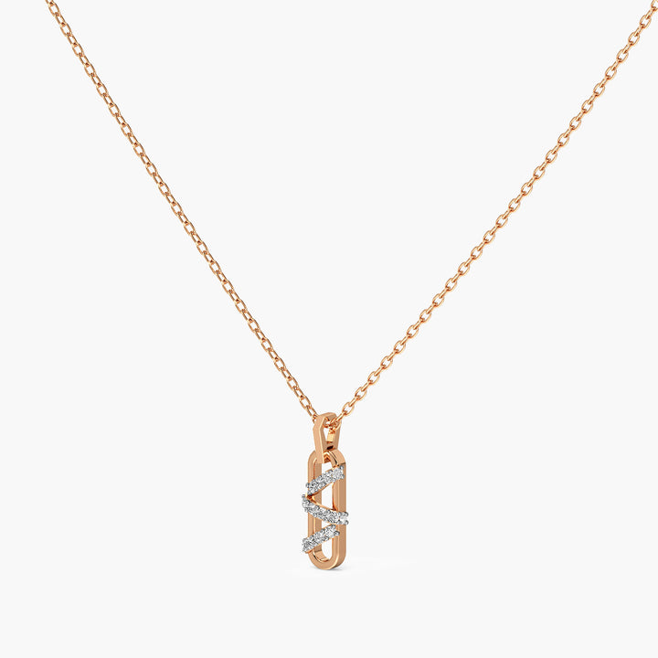 Criss-Cross Link Pendant