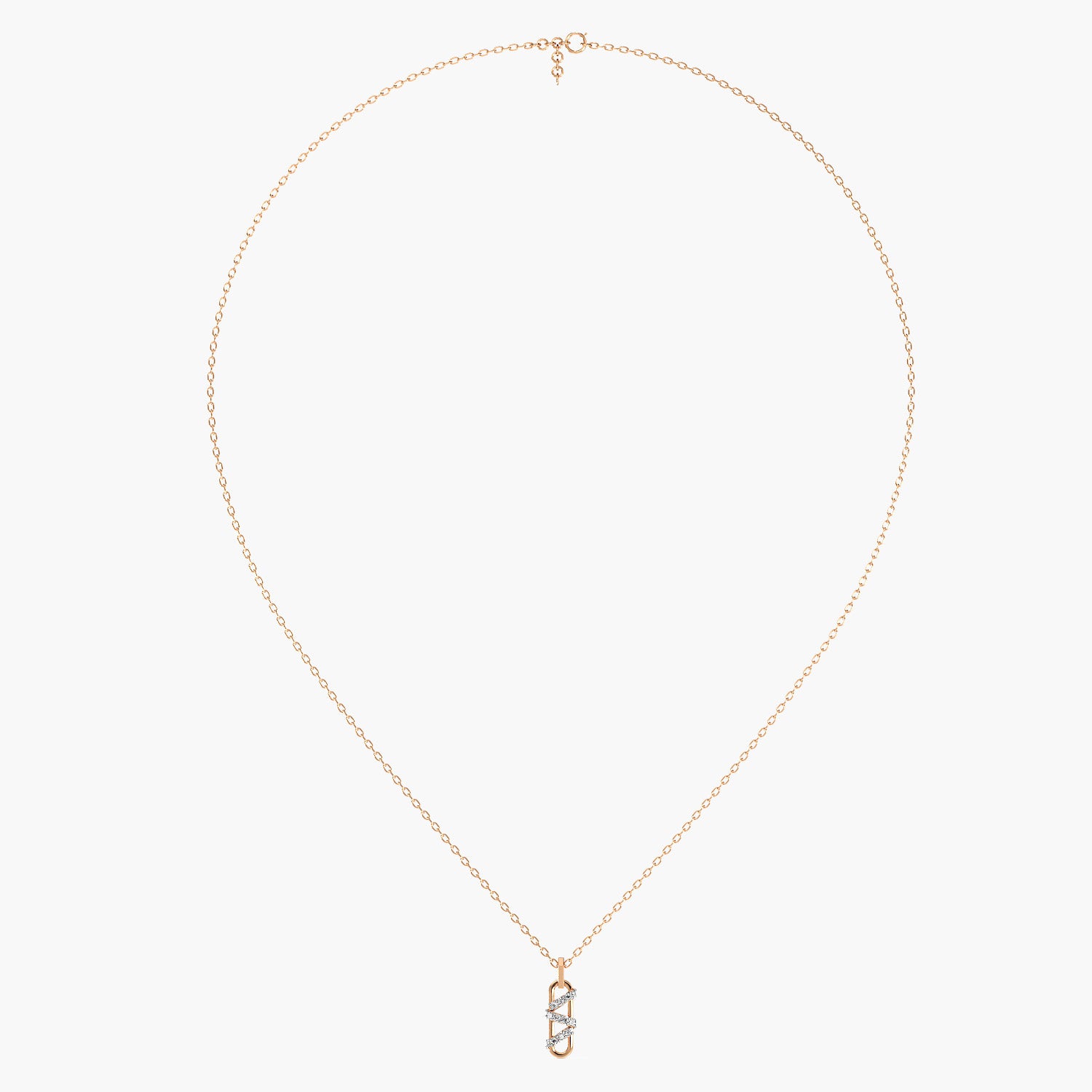 Criss-Cross Link Pendant