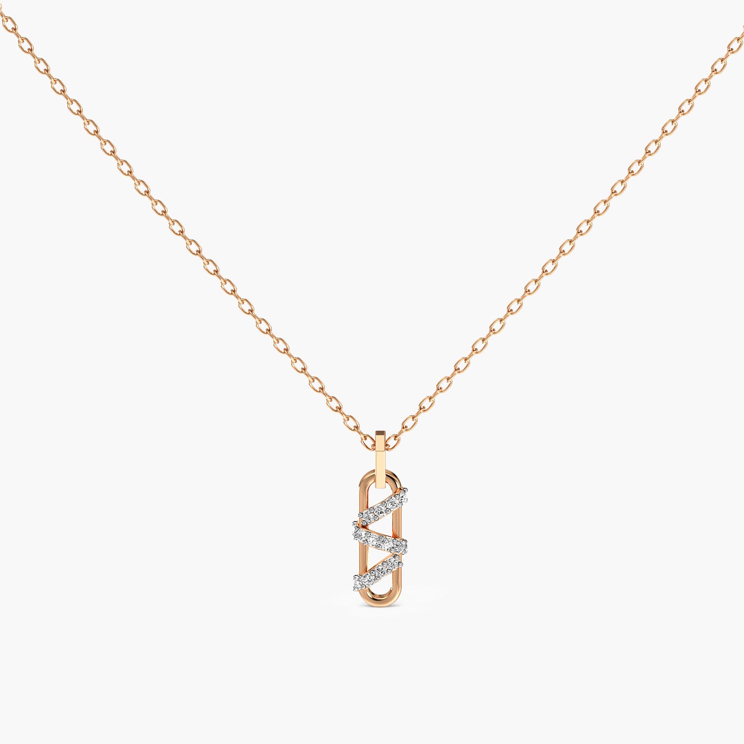 Criss-Cross Link Pendant