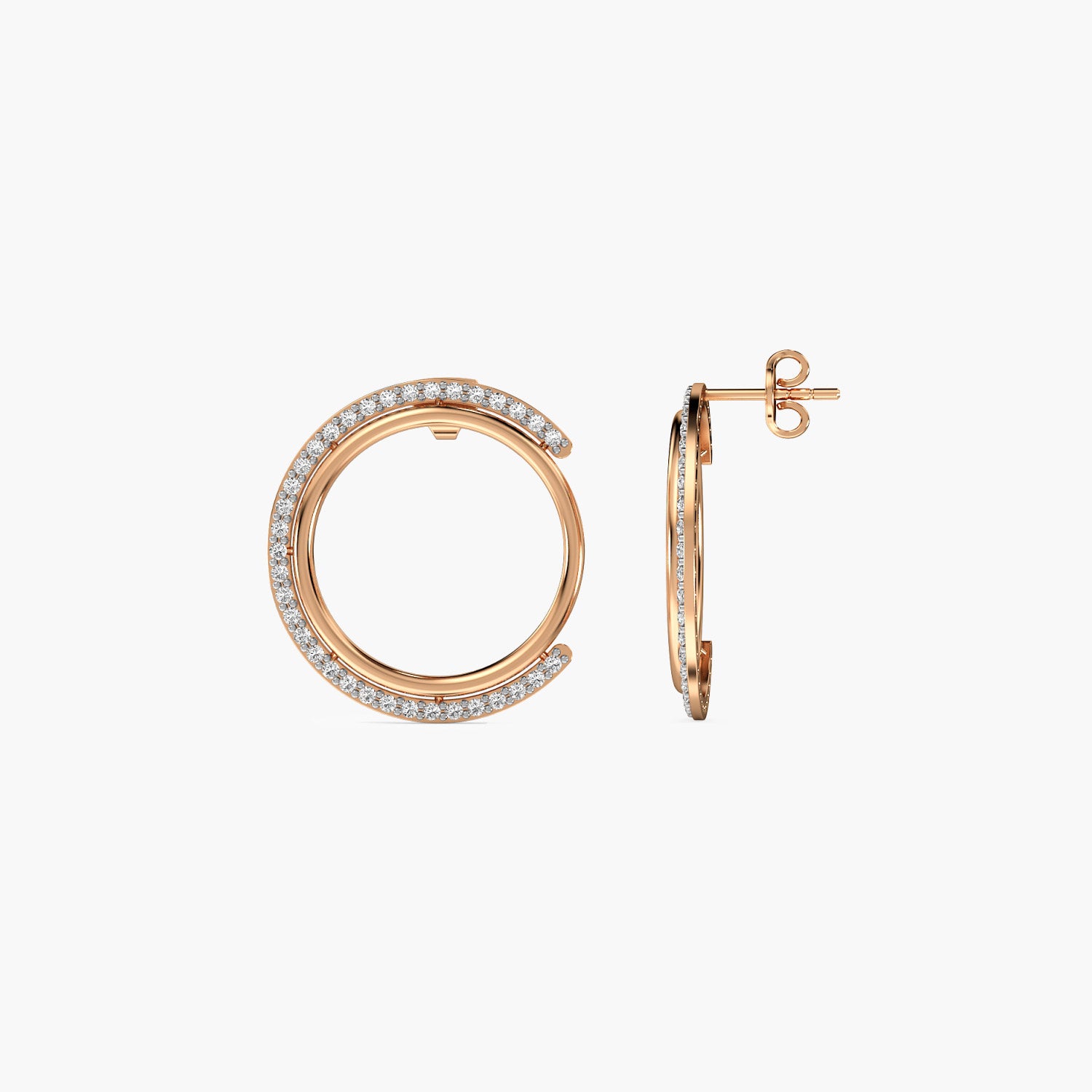 Golden Orbit Hoops